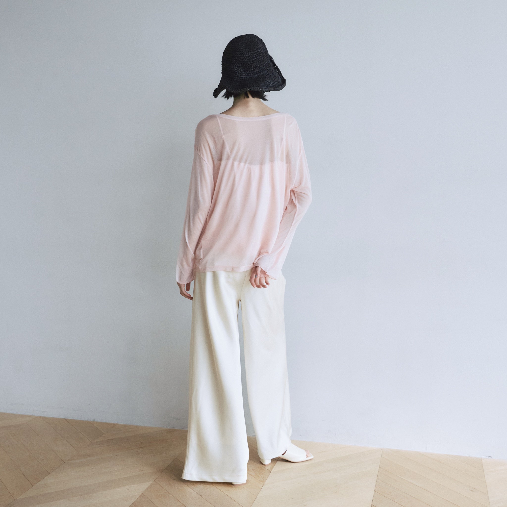 Noble silk loose top