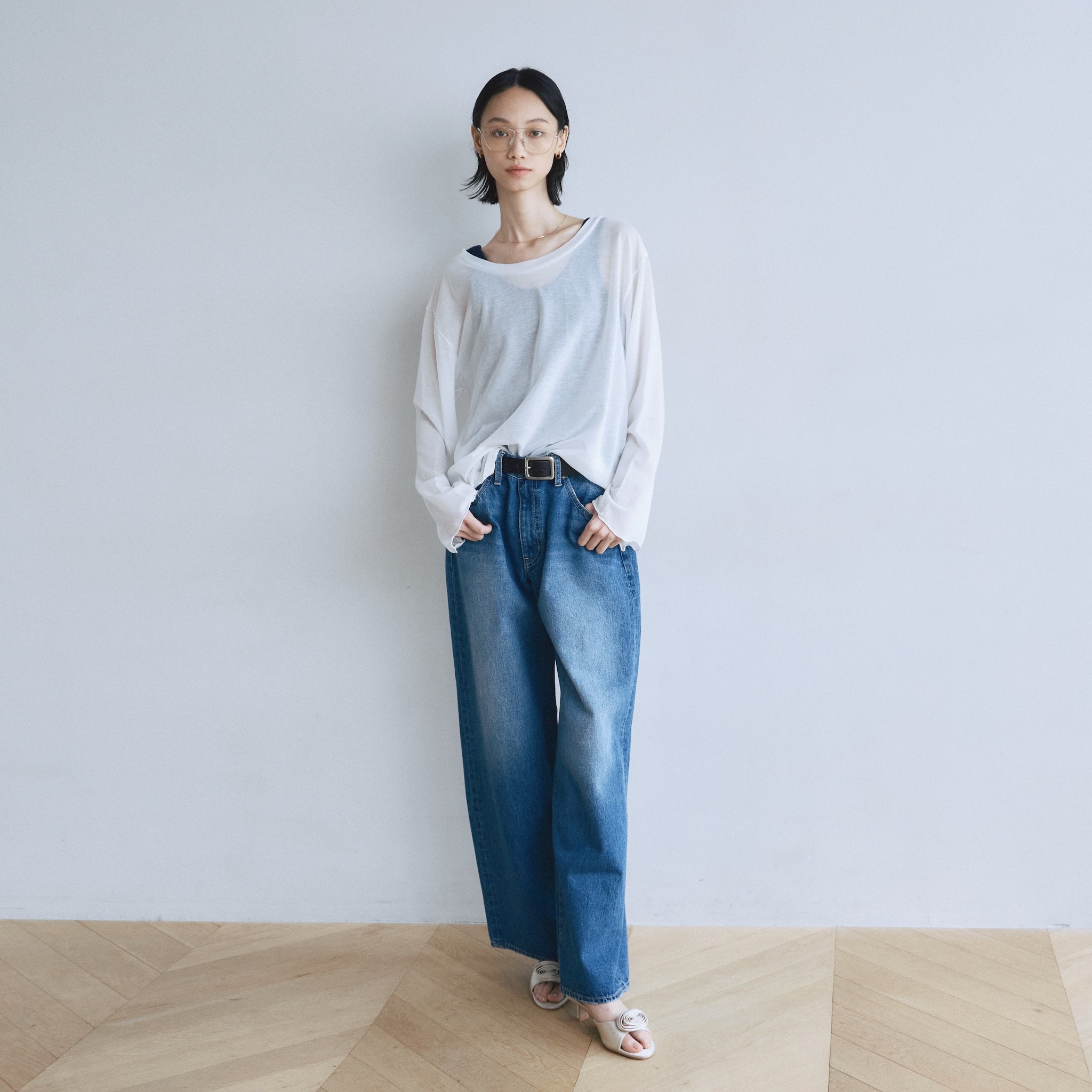 Soft Crispy Sheer Loose Top