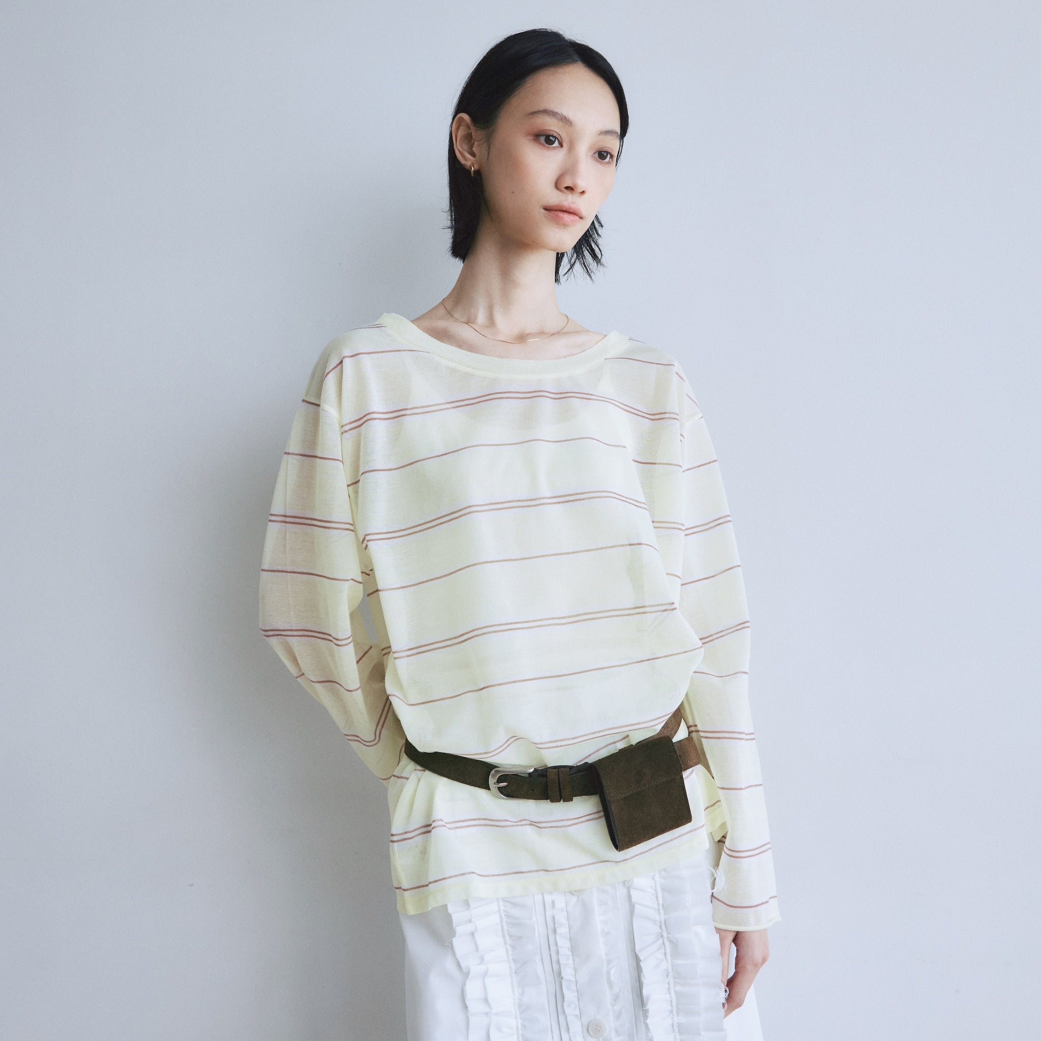 Soft Crispy Sheer Loose Top