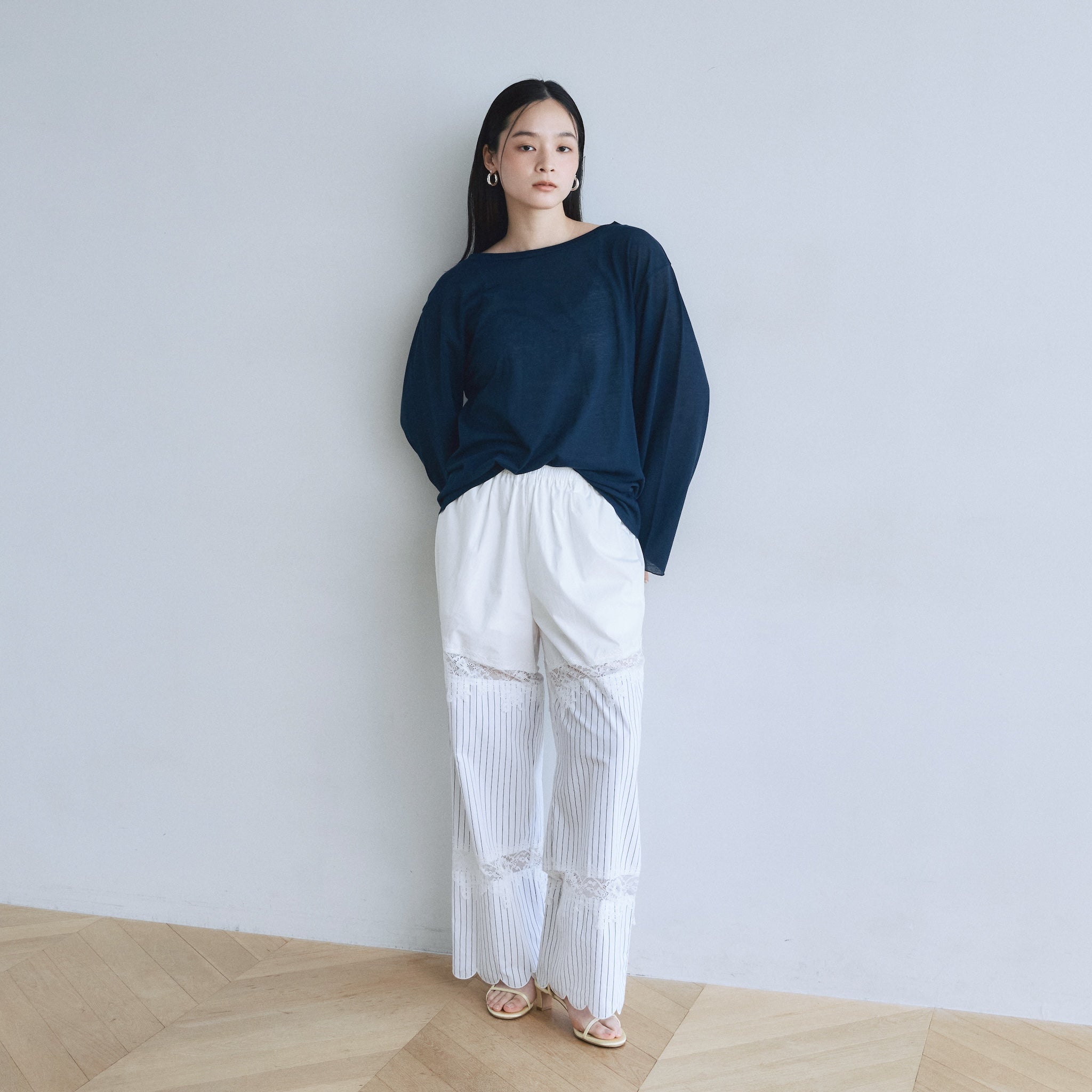 Soft Crispy Sheer Loose Top
