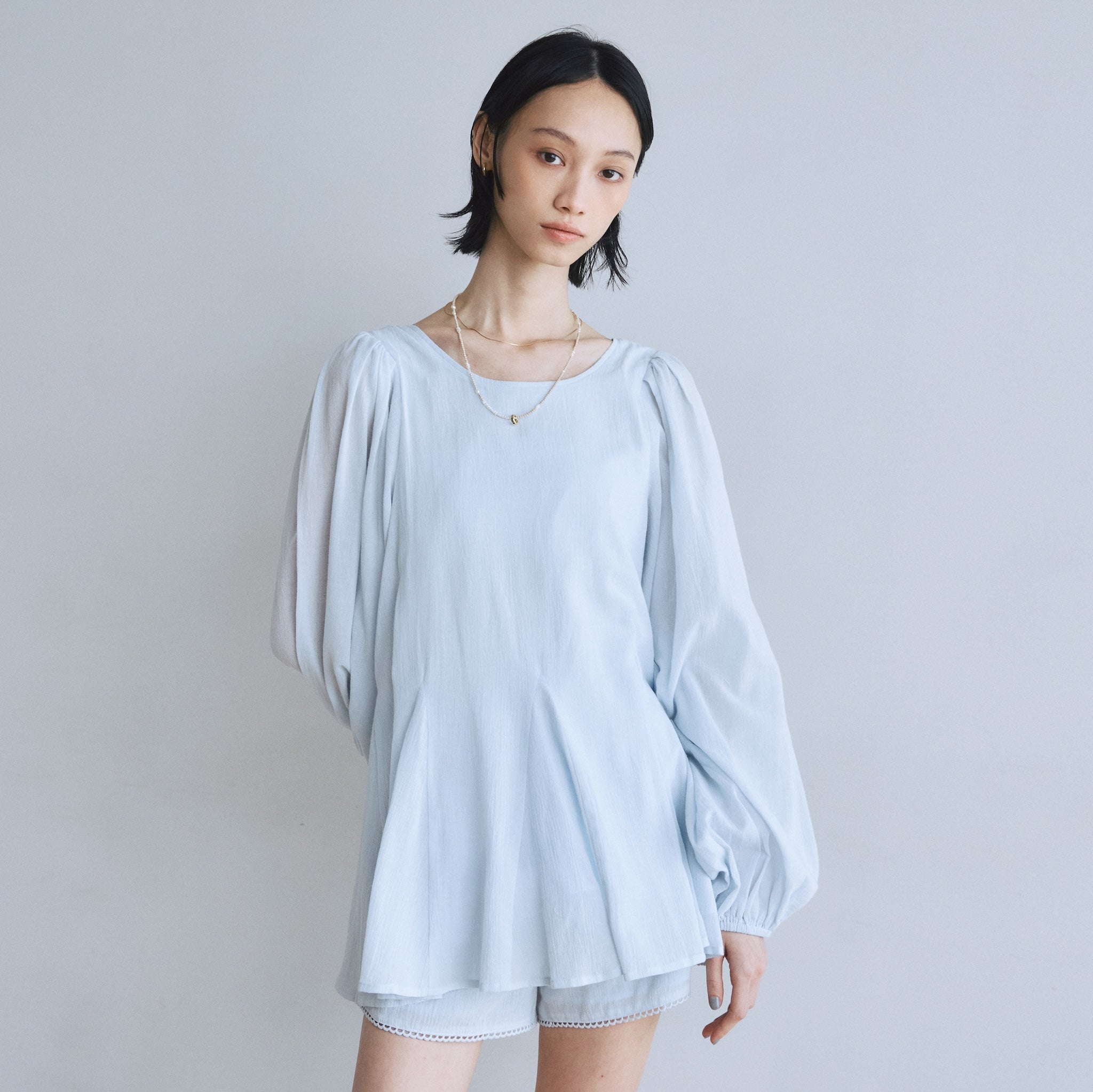 C/voile Back openチュニック