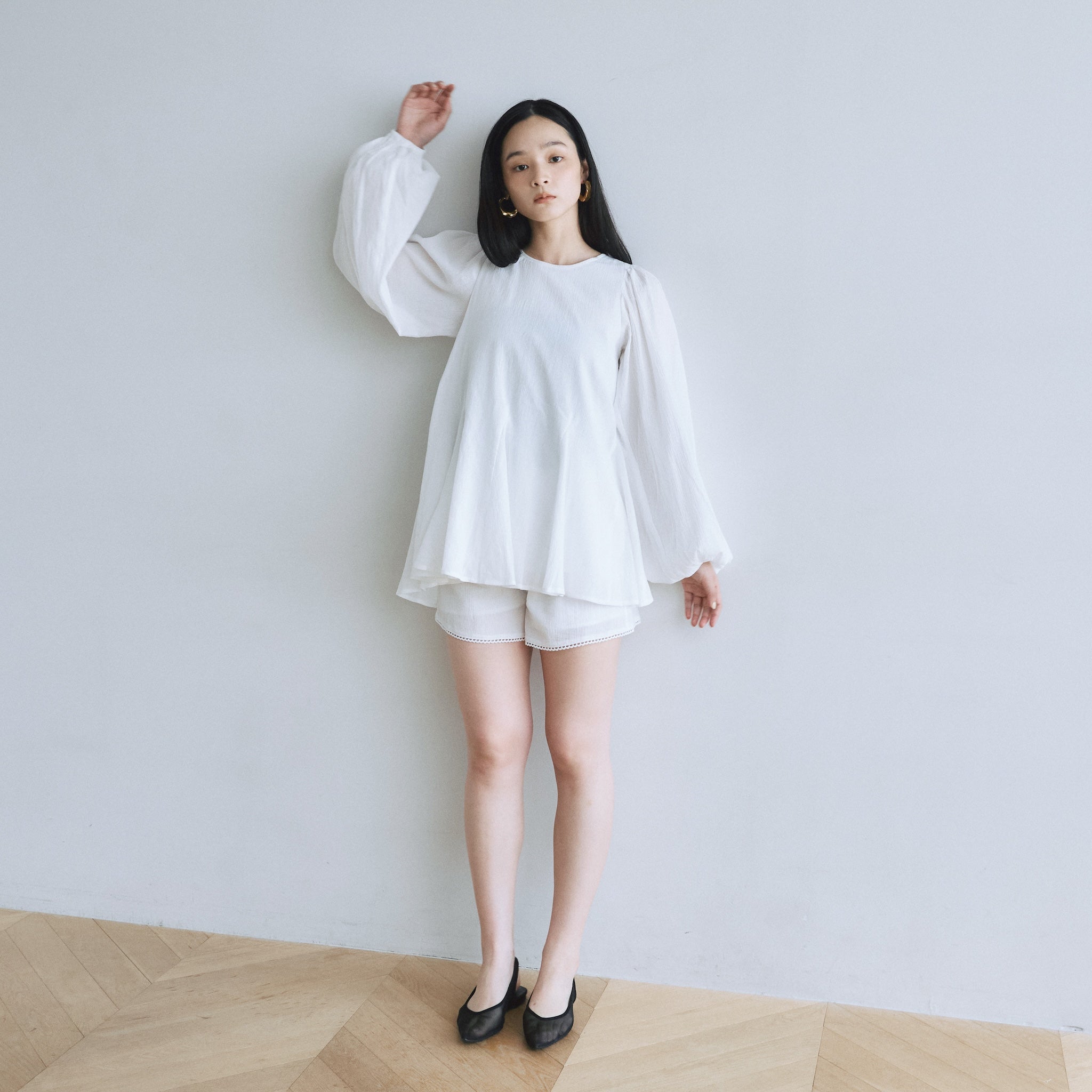 C/voile Back openチュニック