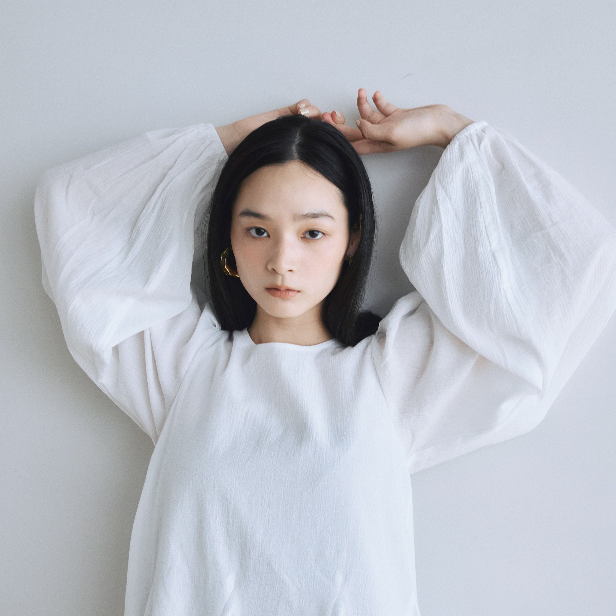 C/voile Back openチュニック