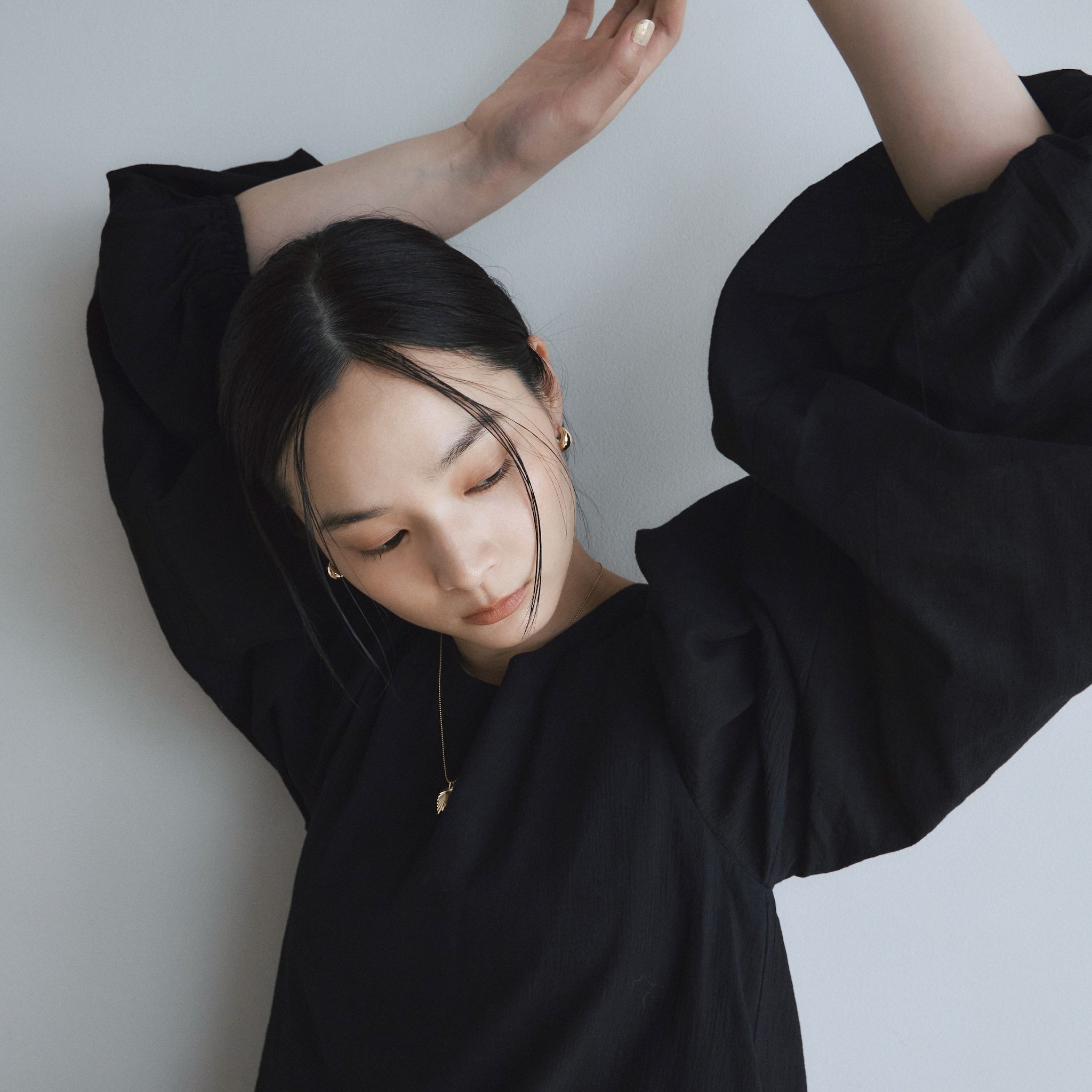 C/voile Back openチュニック