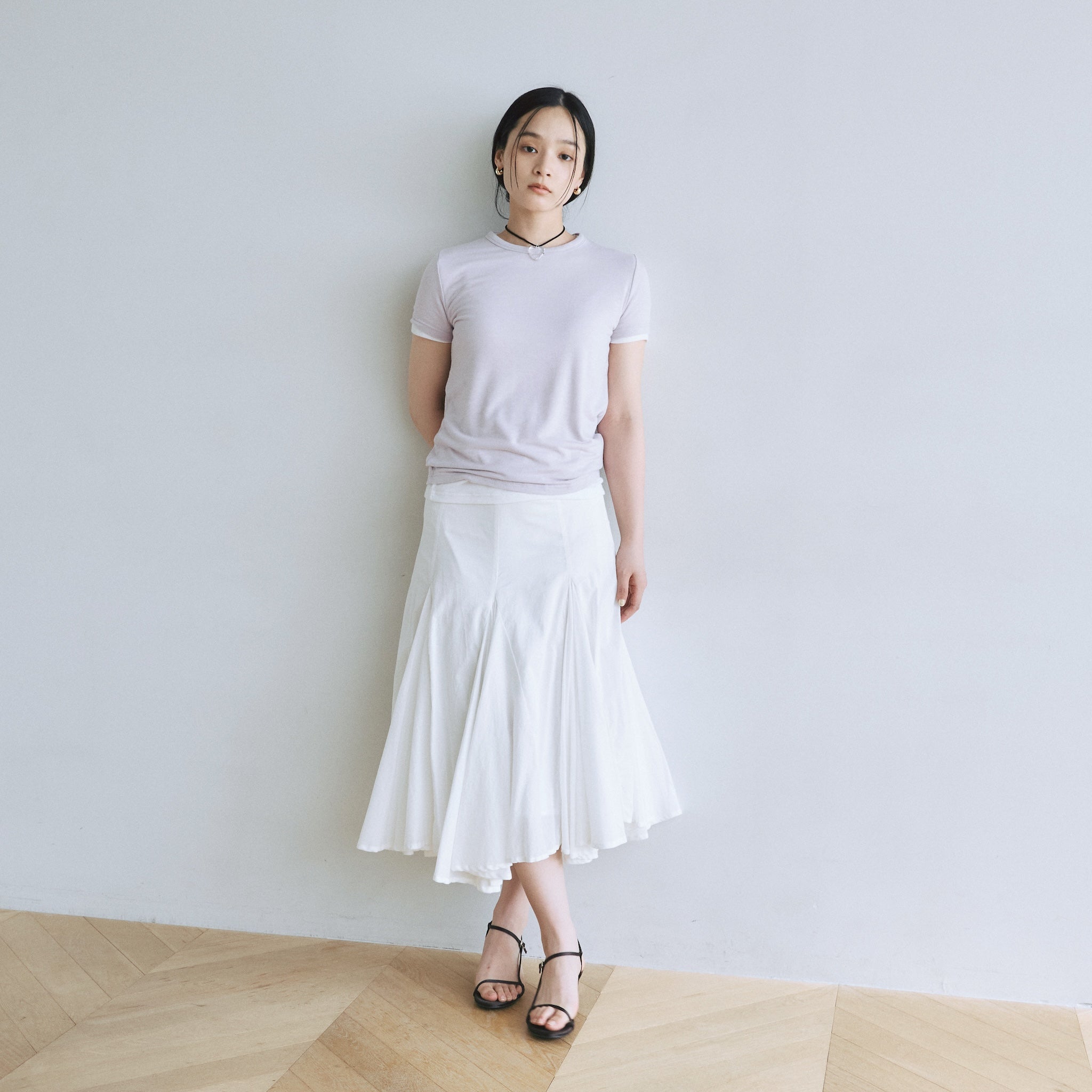 Fluffy smoothベーシックTシャツ