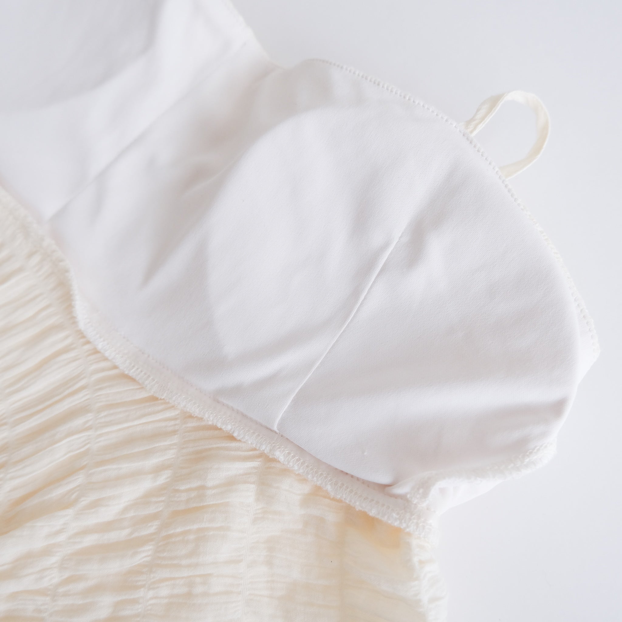 Padded Hang Fin Frill Camisole
