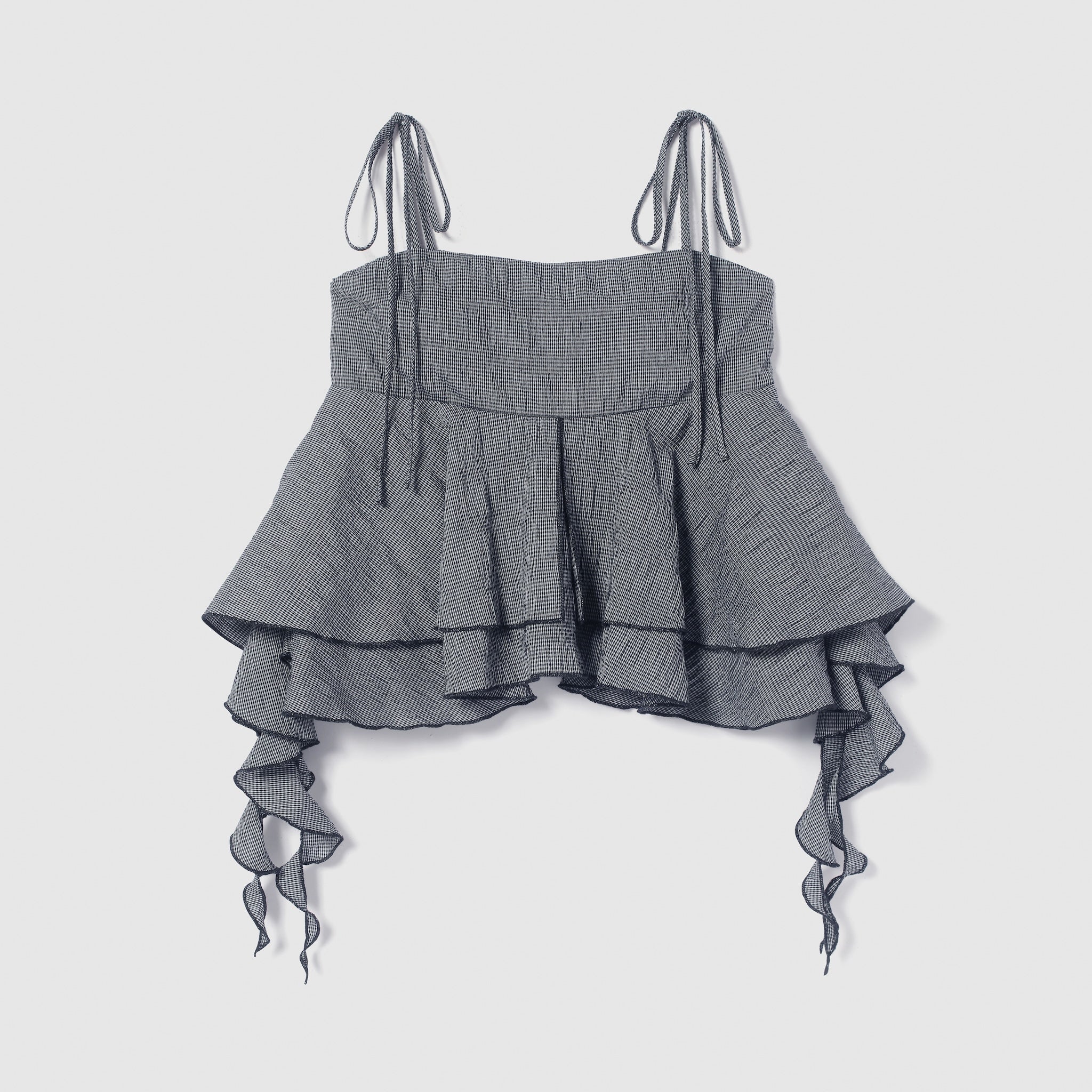 Padded Hang Fin Frill Camisole