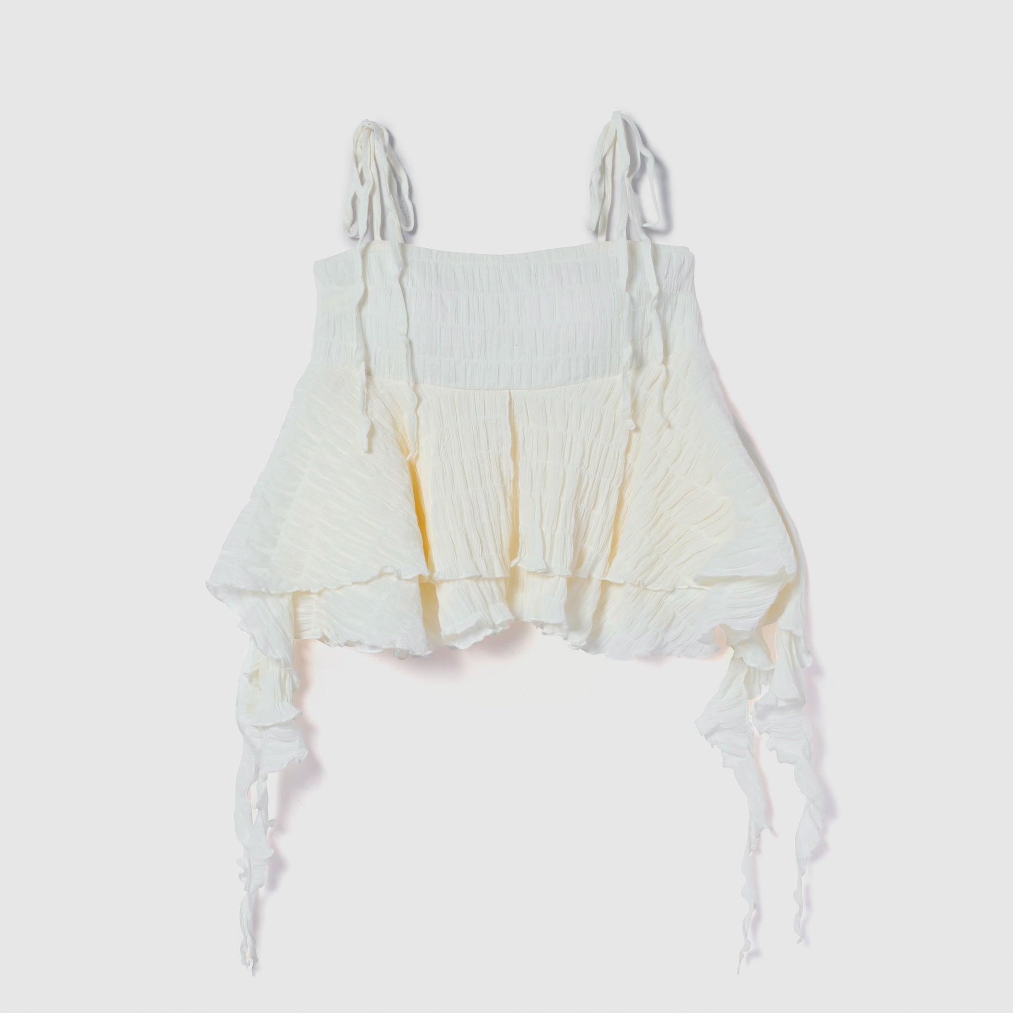 Padded Hang Fin Frill Camisole