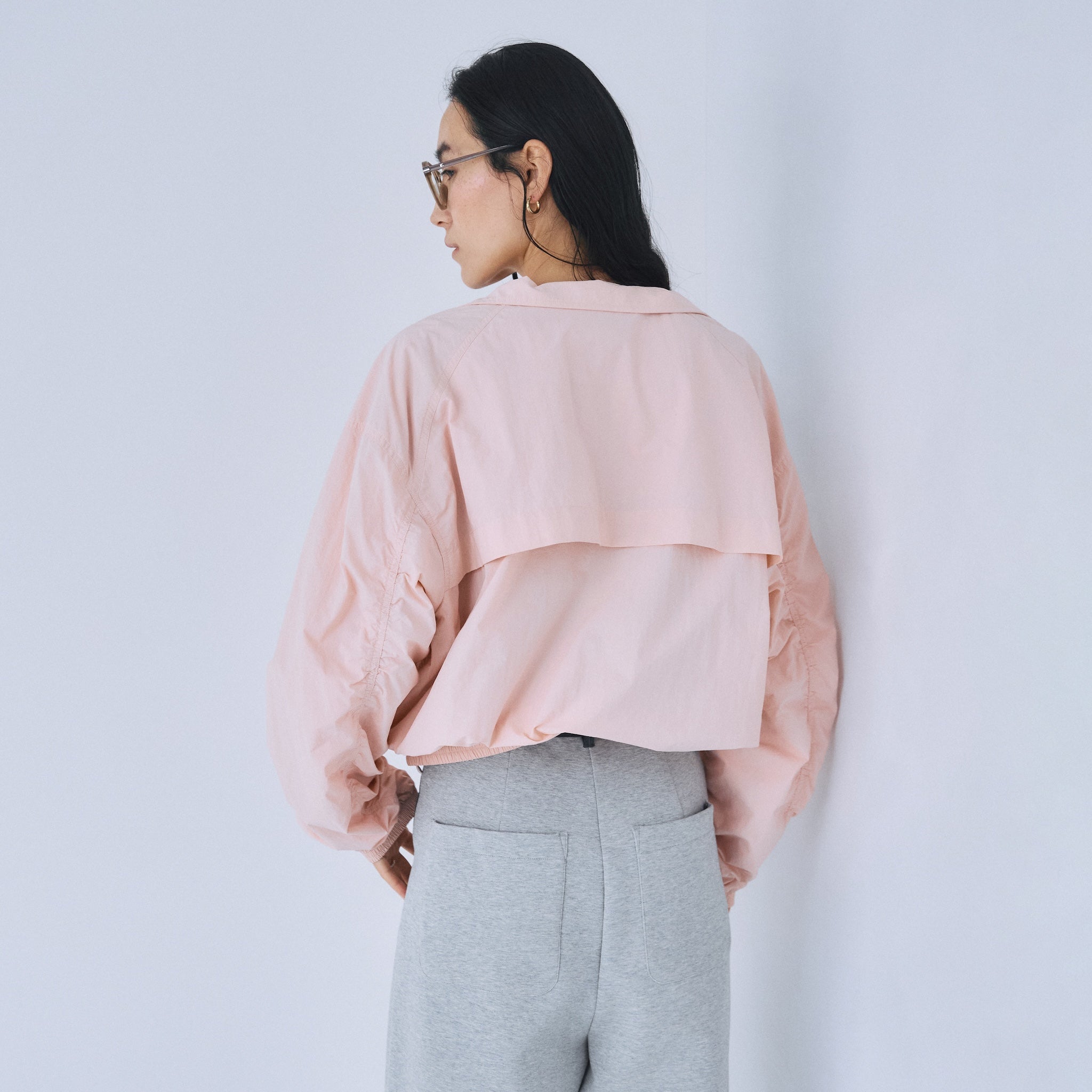 SRL Embroidery zip track jacket