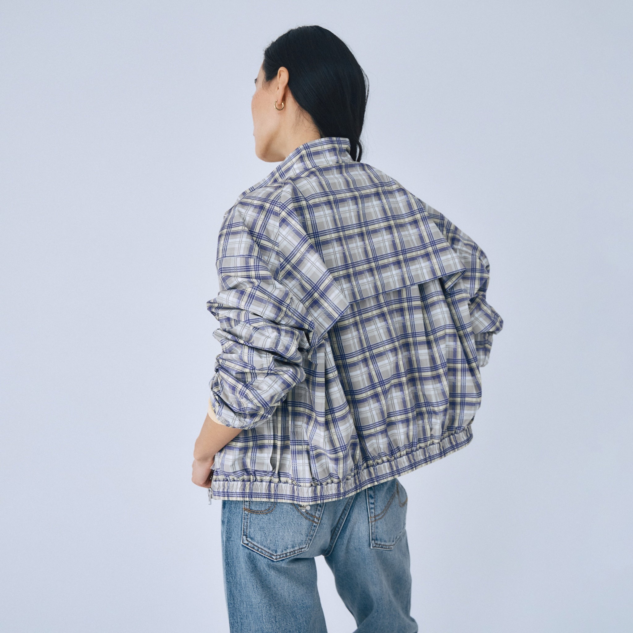 SRL Embroidery zip track jacket