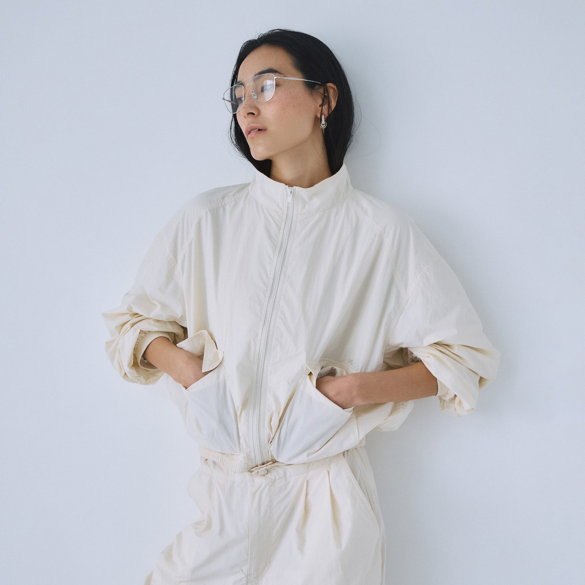 SRL Embroidery zipトラックジャケット