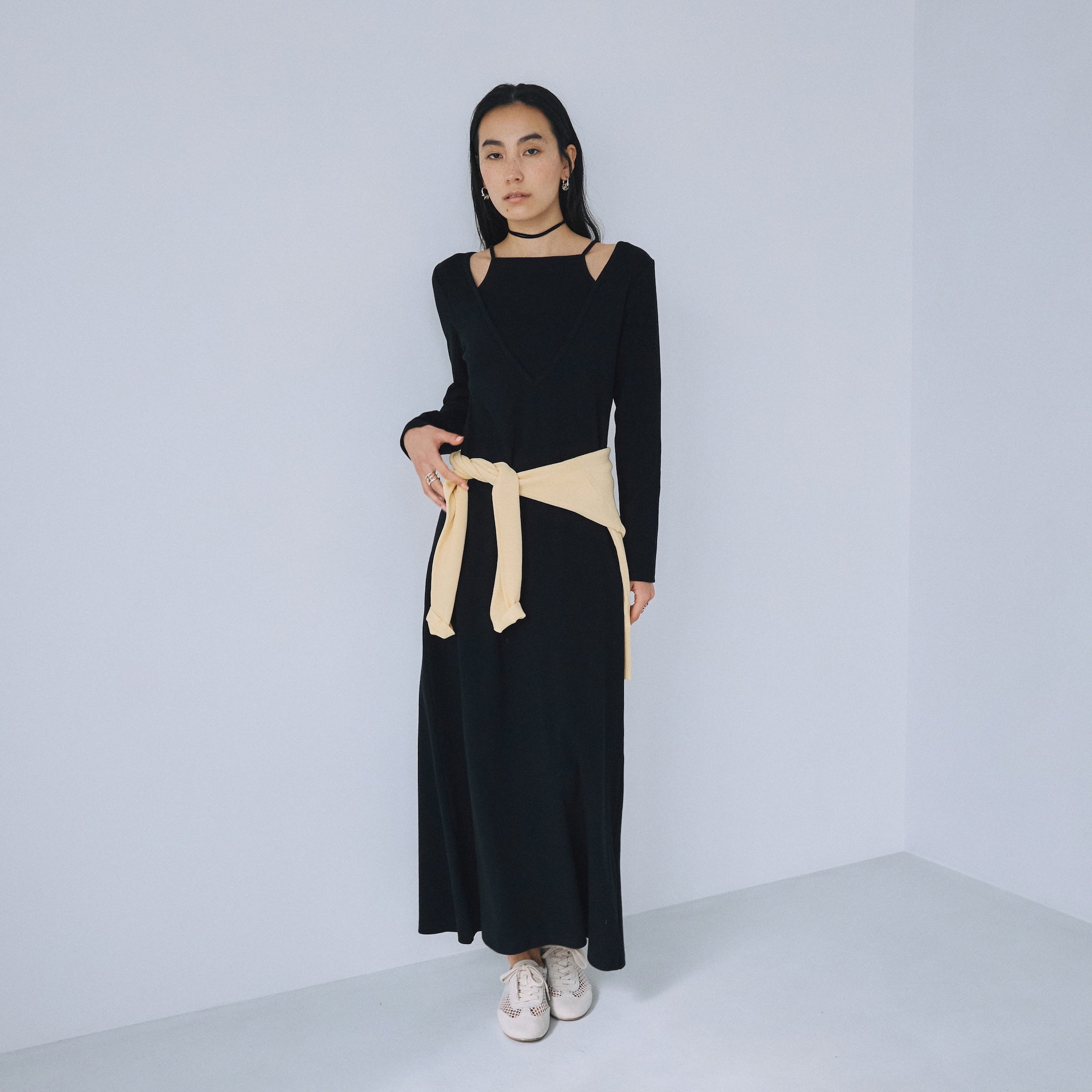 レイヤードライクRIBワンピース