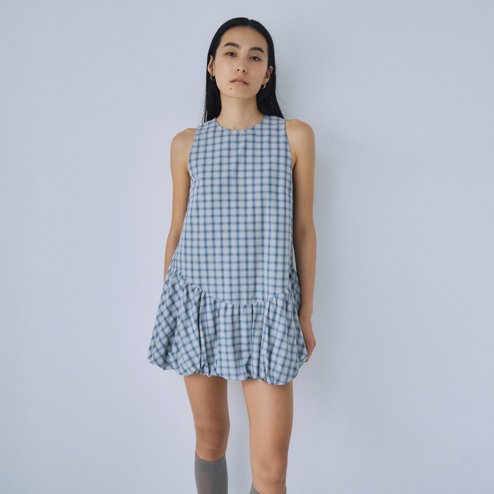 Cotton Wash Balloon Tunic