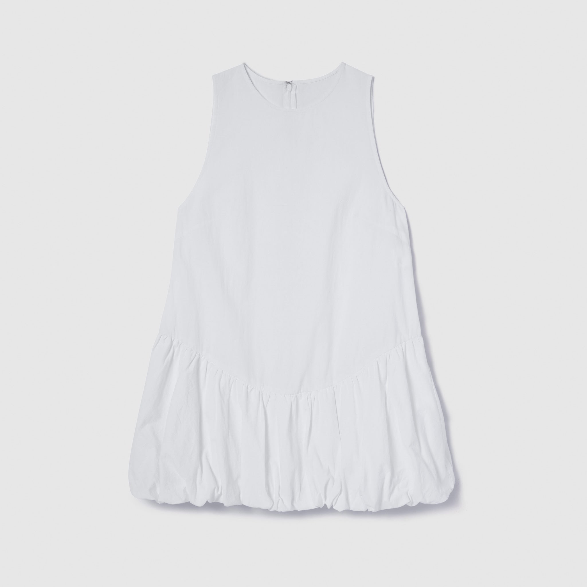 Cotton Wash Balloon Tunic