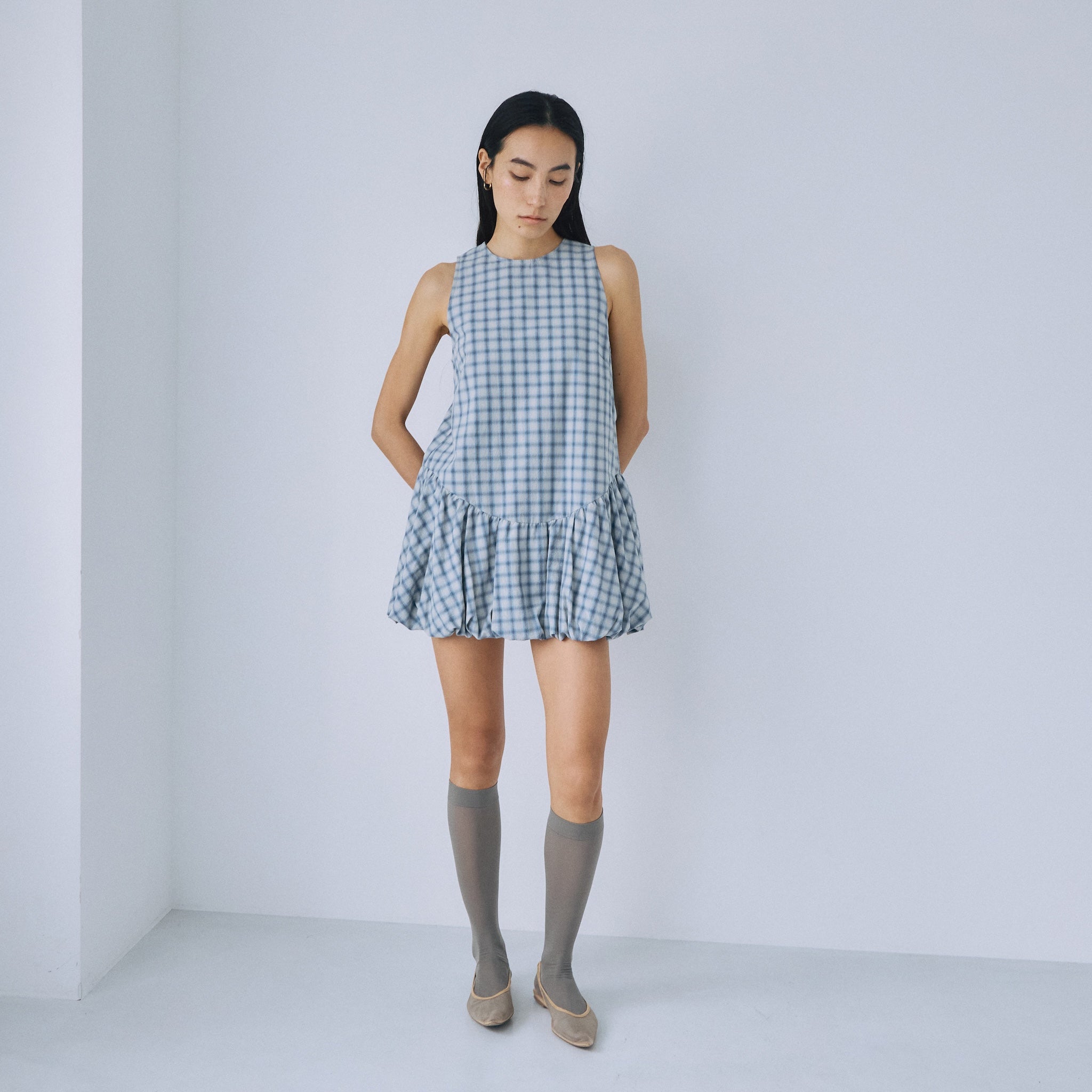 Cotton Washバルーンチュニック