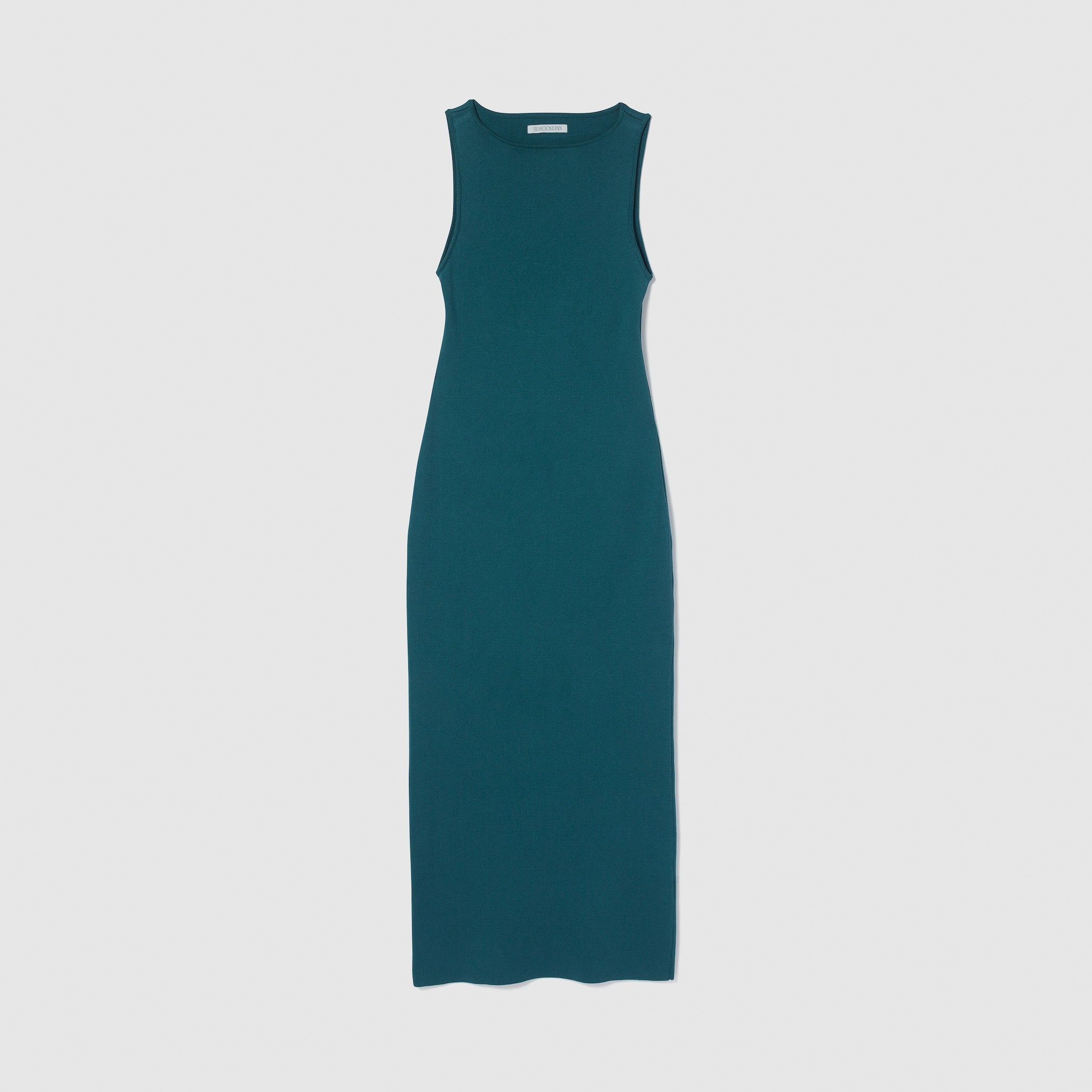 Cup-in Back Hole Knit Tank Dress