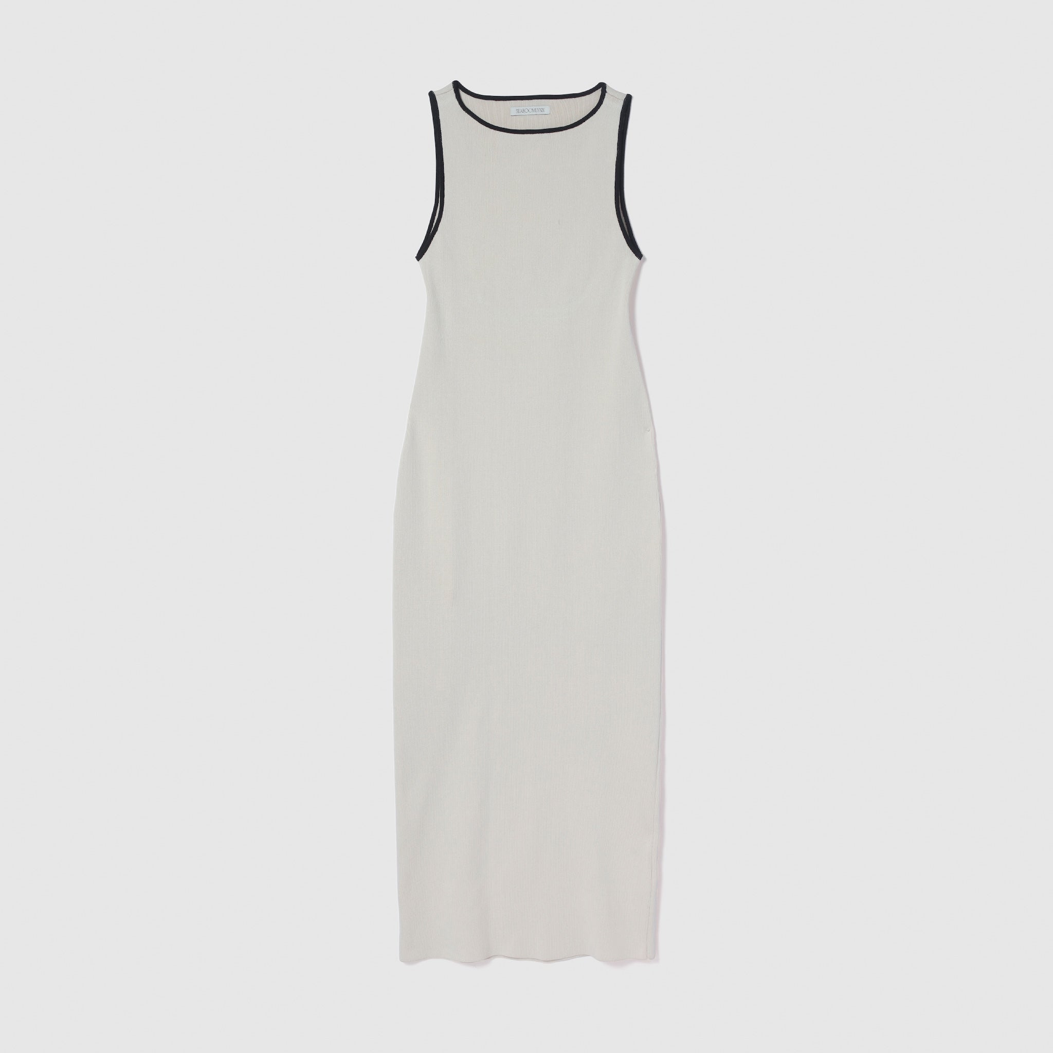 Cup-in Back Hole Knit Tank Dress