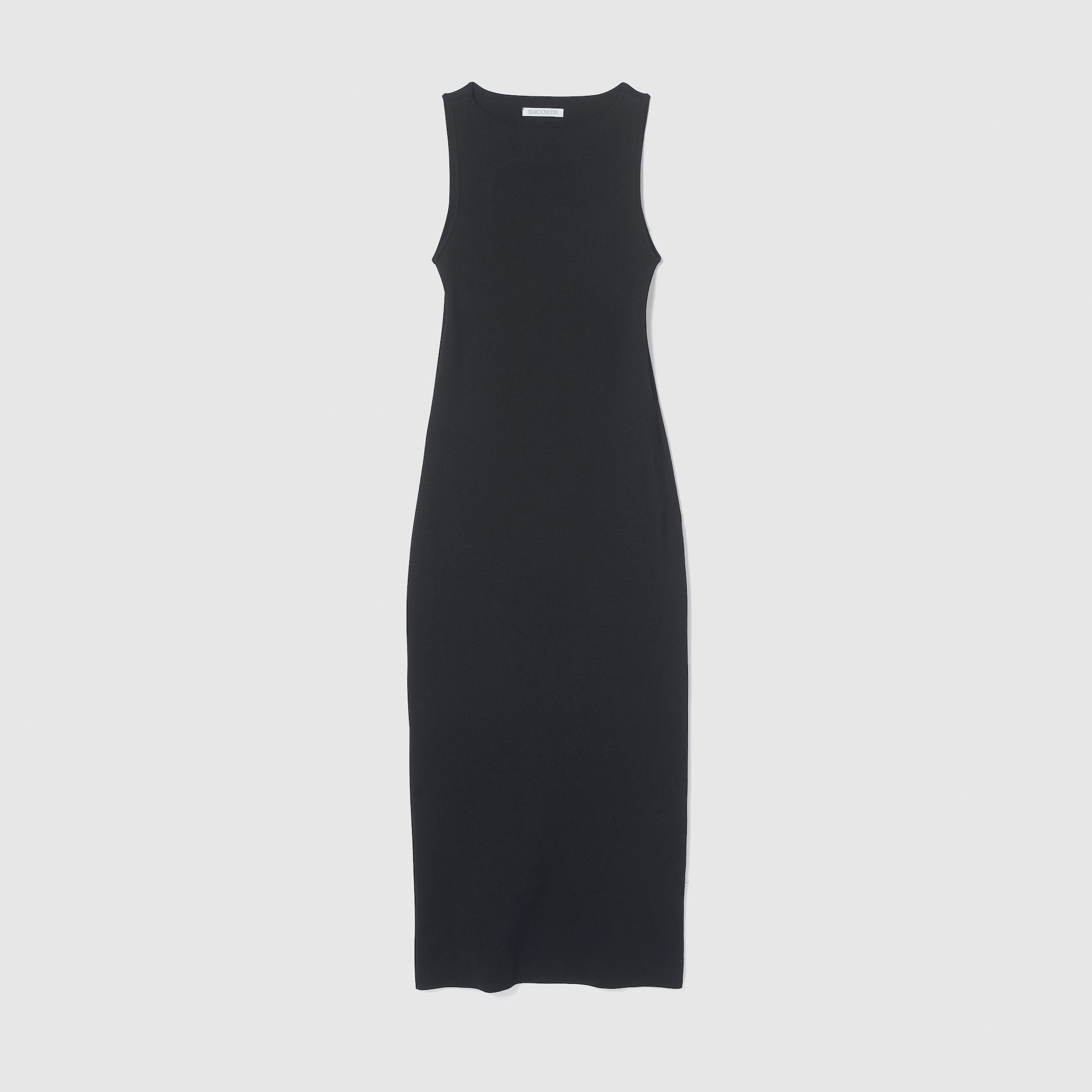 Cup-in Back Hole Knit Tank Dress