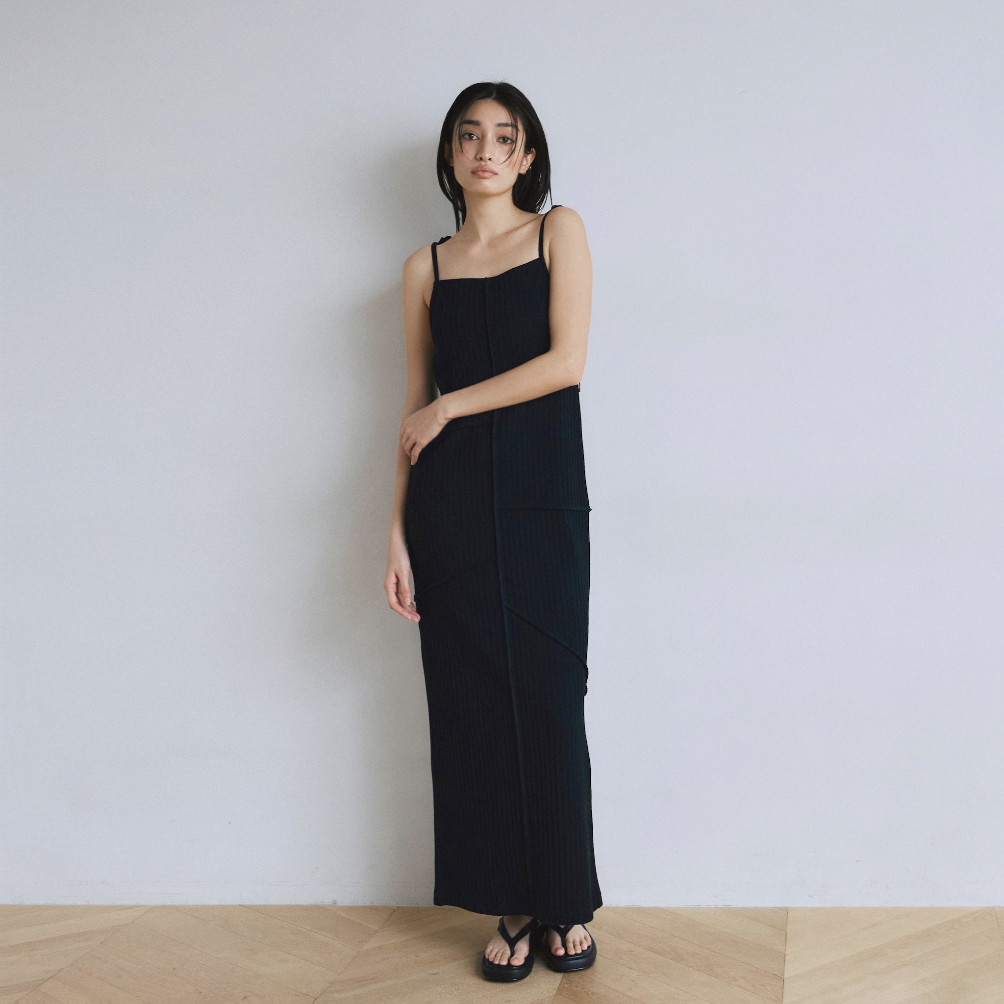 ジャガードRIB Panelワンピース