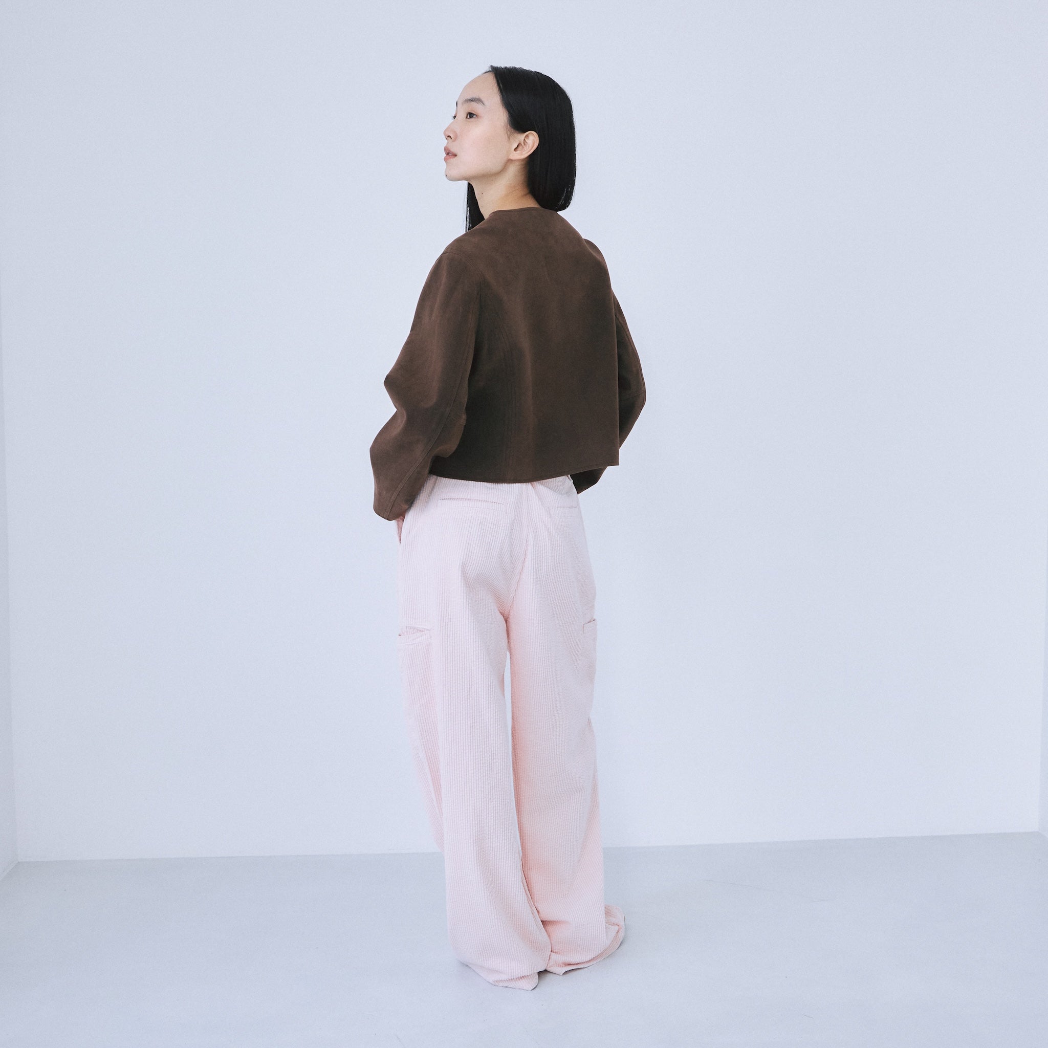 Leg pocket corduroy pants