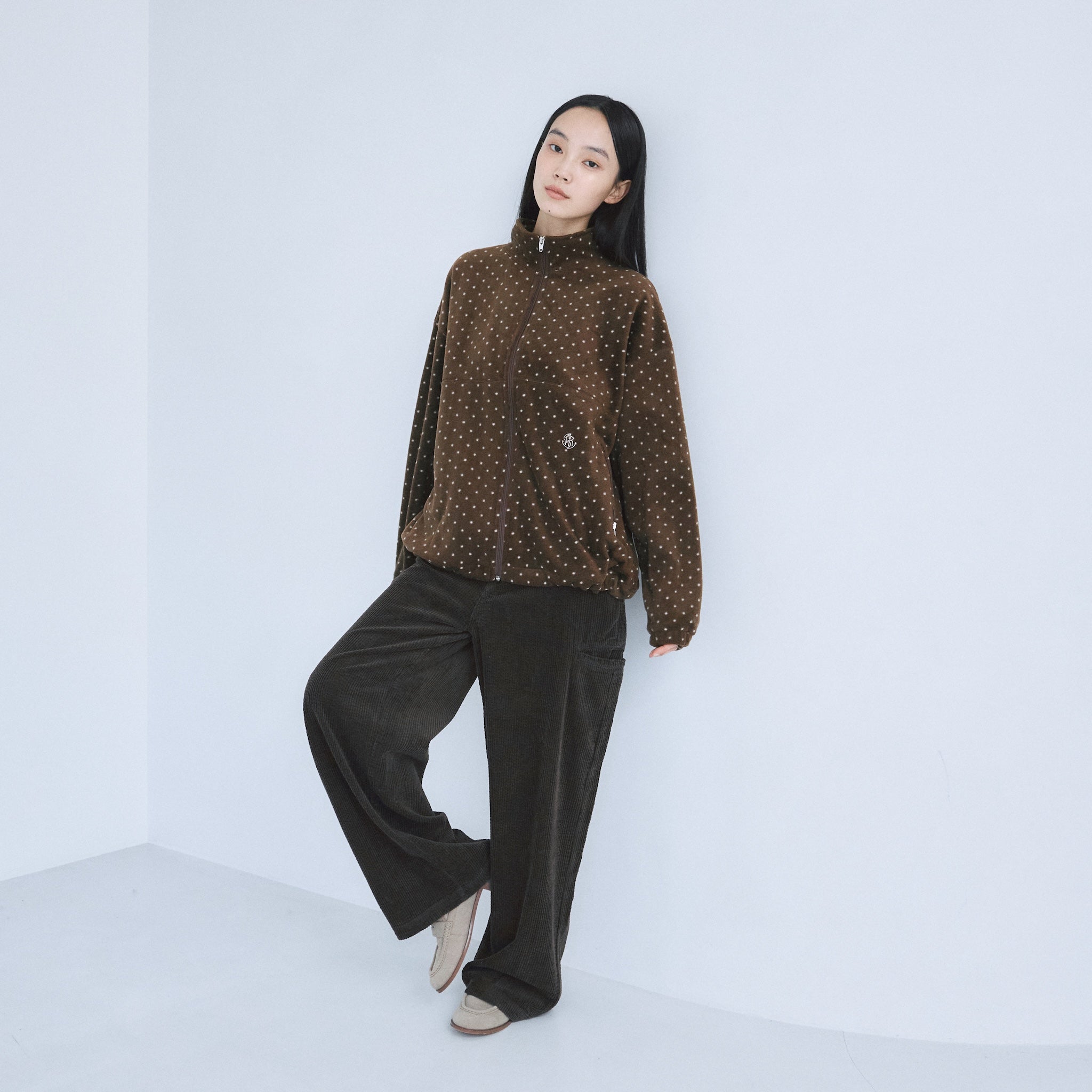 Leg pocket corduroy pants