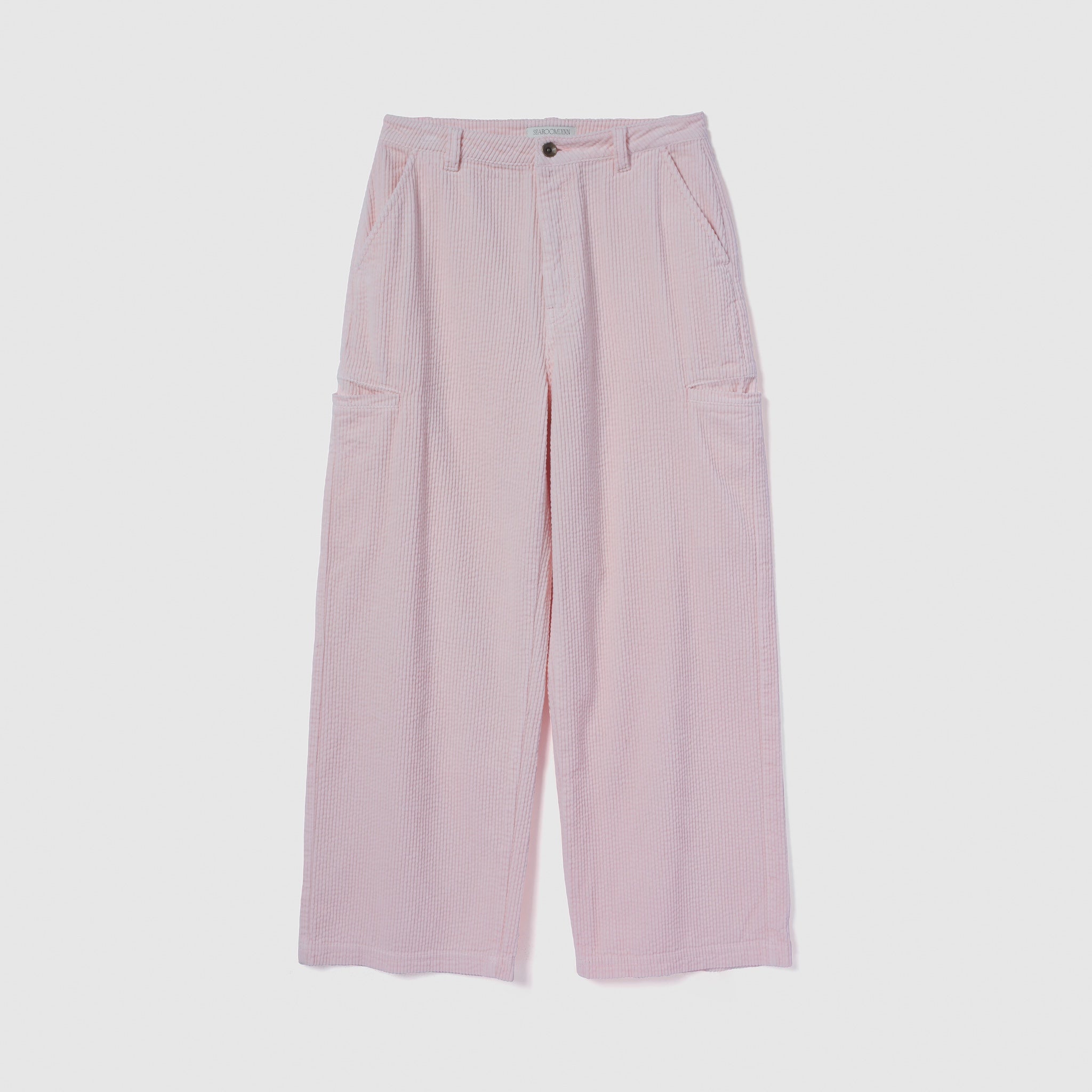 Leg pocket corduroy pants