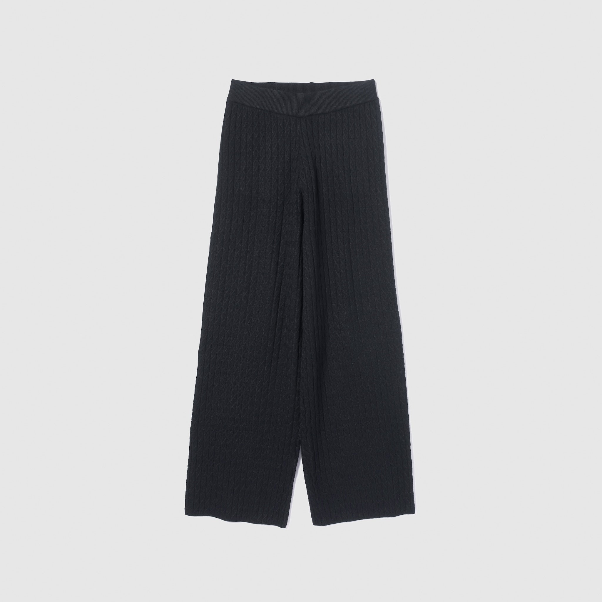 mini cable knit pants