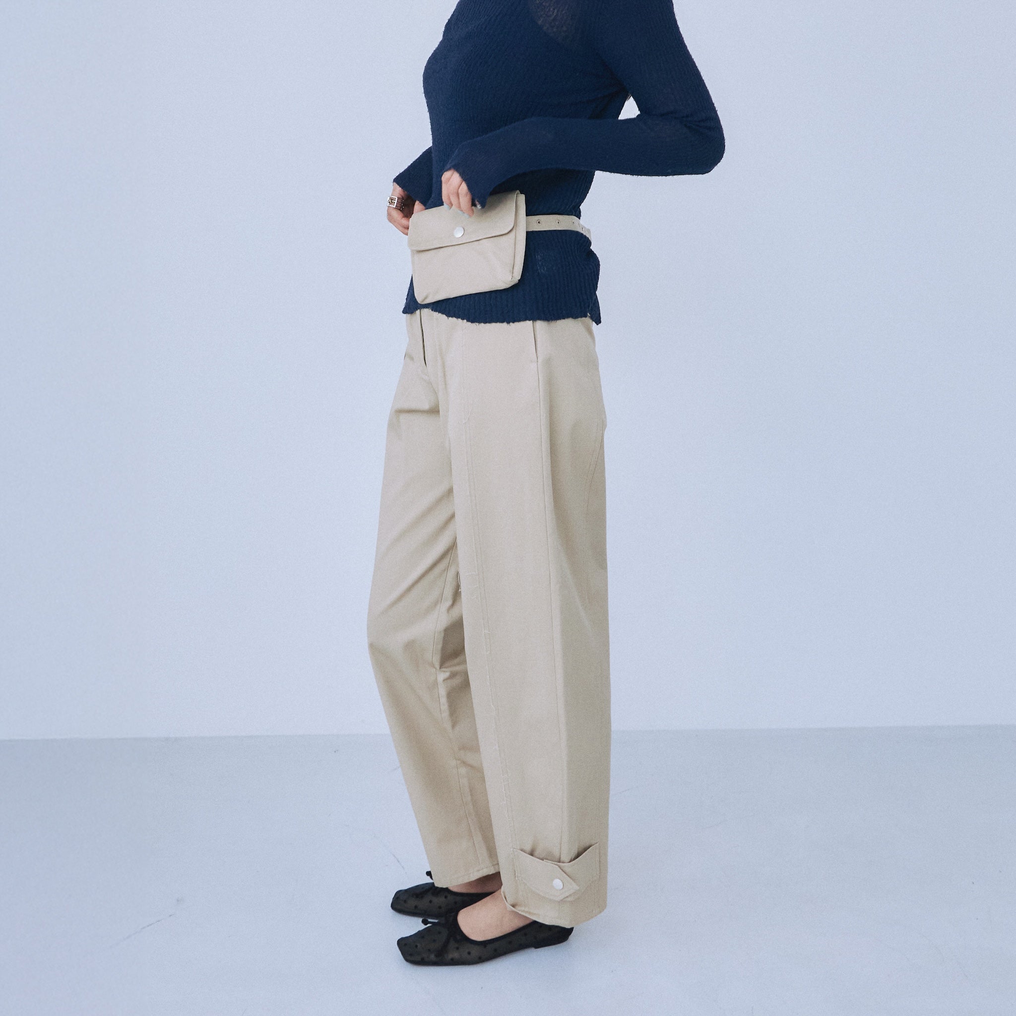 ポーチset コクーンシルエットパンツ