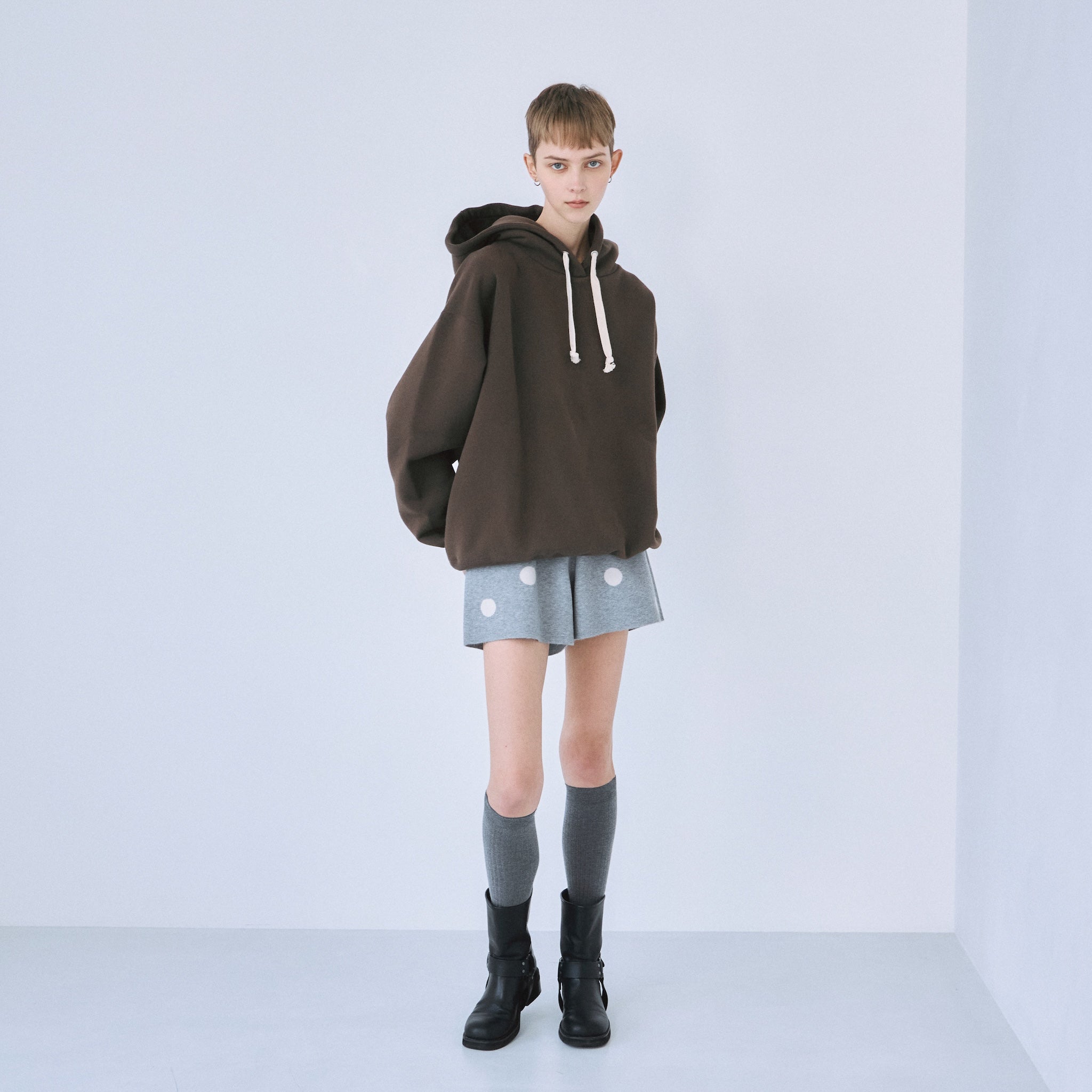 Smooth Jacquard Tuck Shorts