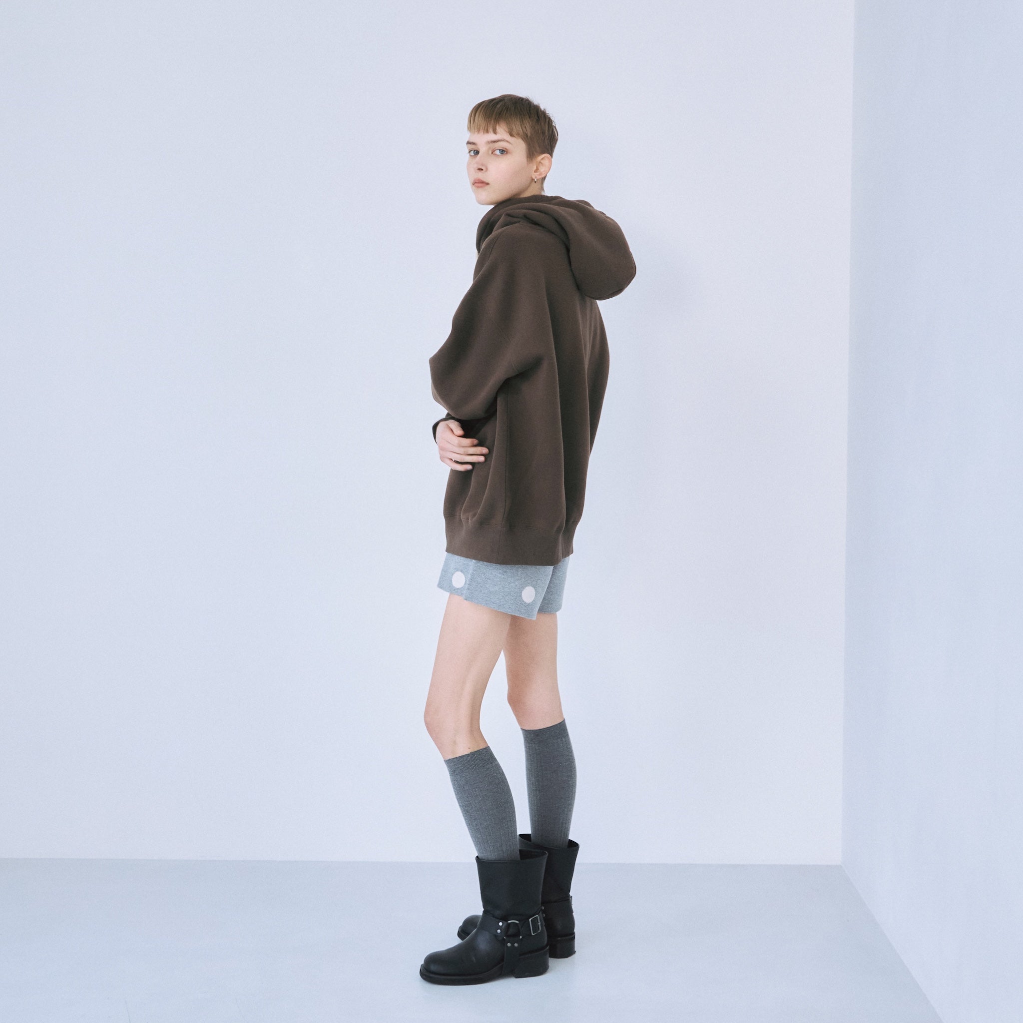 Smooth Jacquard Tuck Shorts