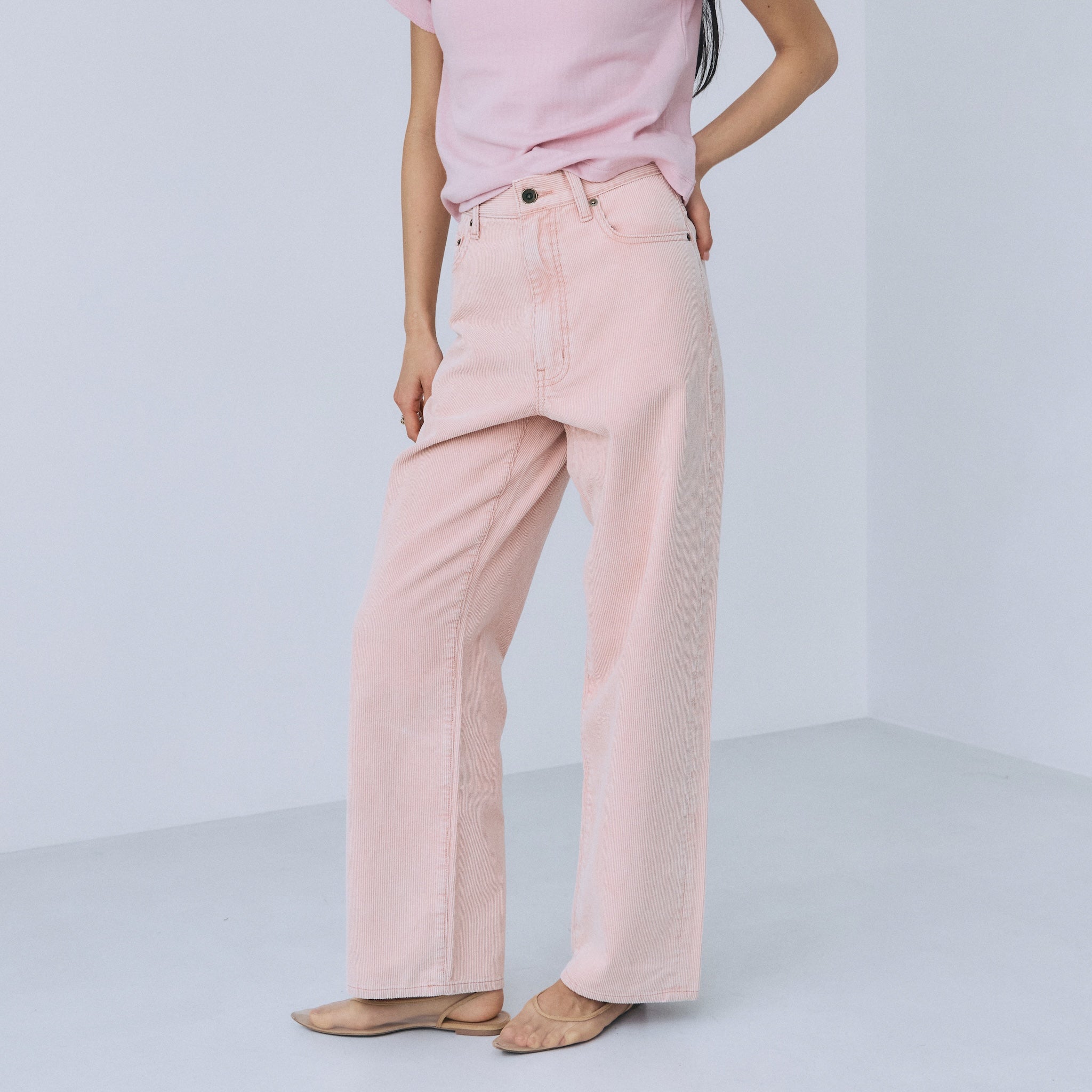 Corduroy Standard Straight Pants