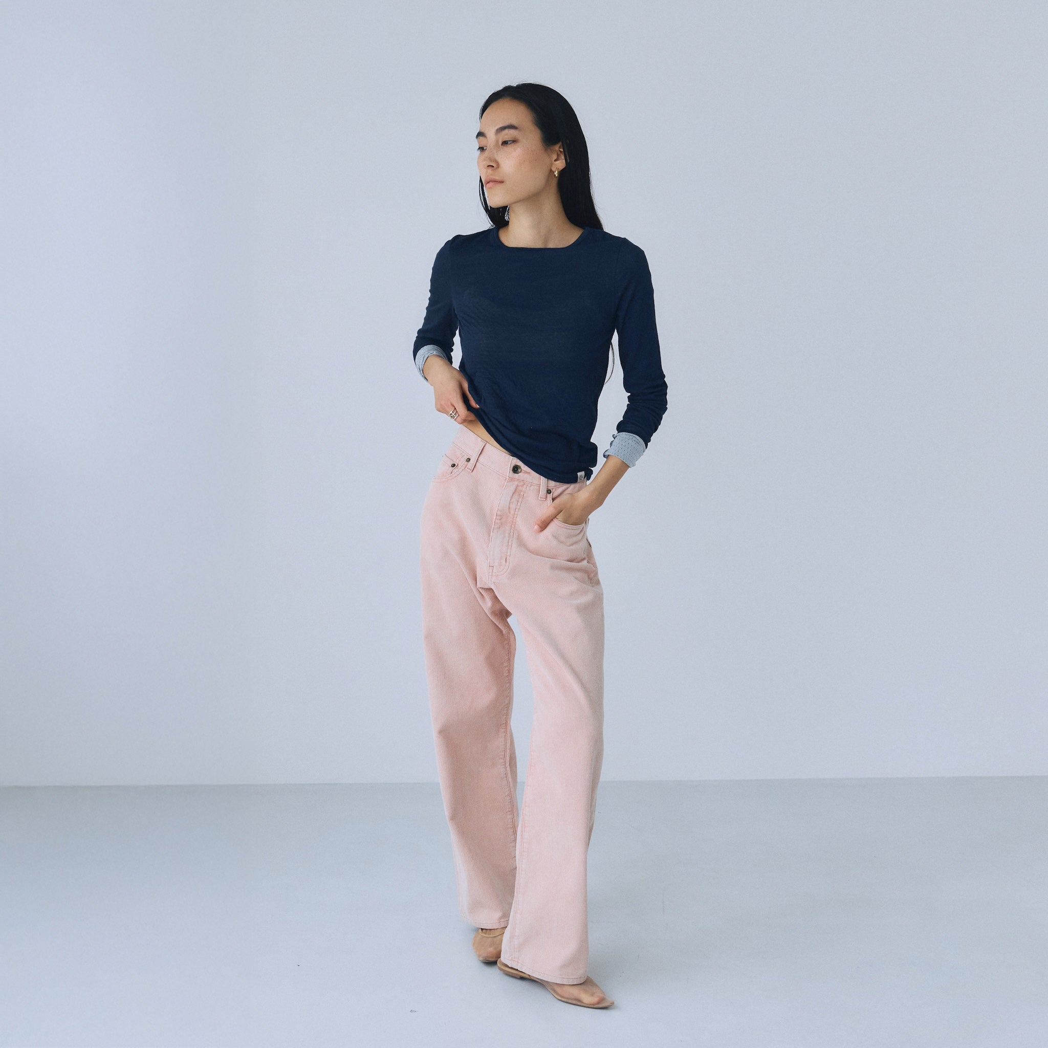 Corduroy Standard Straight Pants