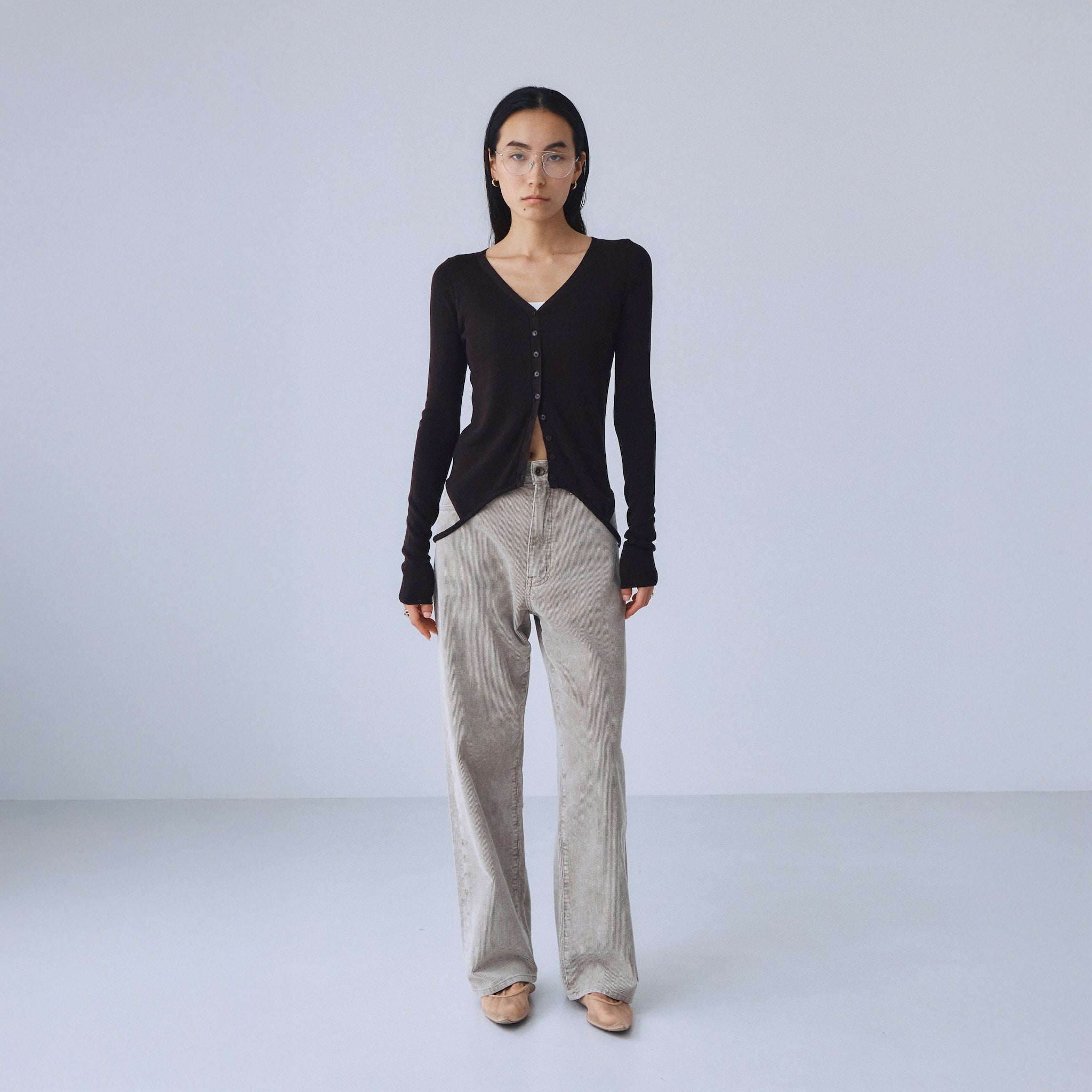 Corduroy Standard Straight Pants