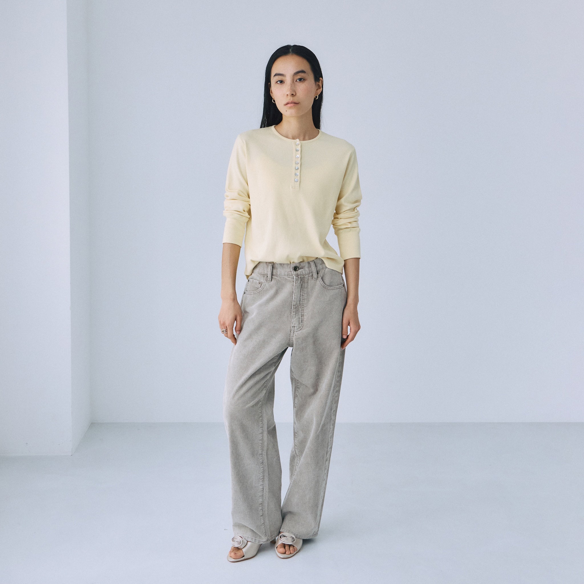 Corduroy Standard Straight Pants