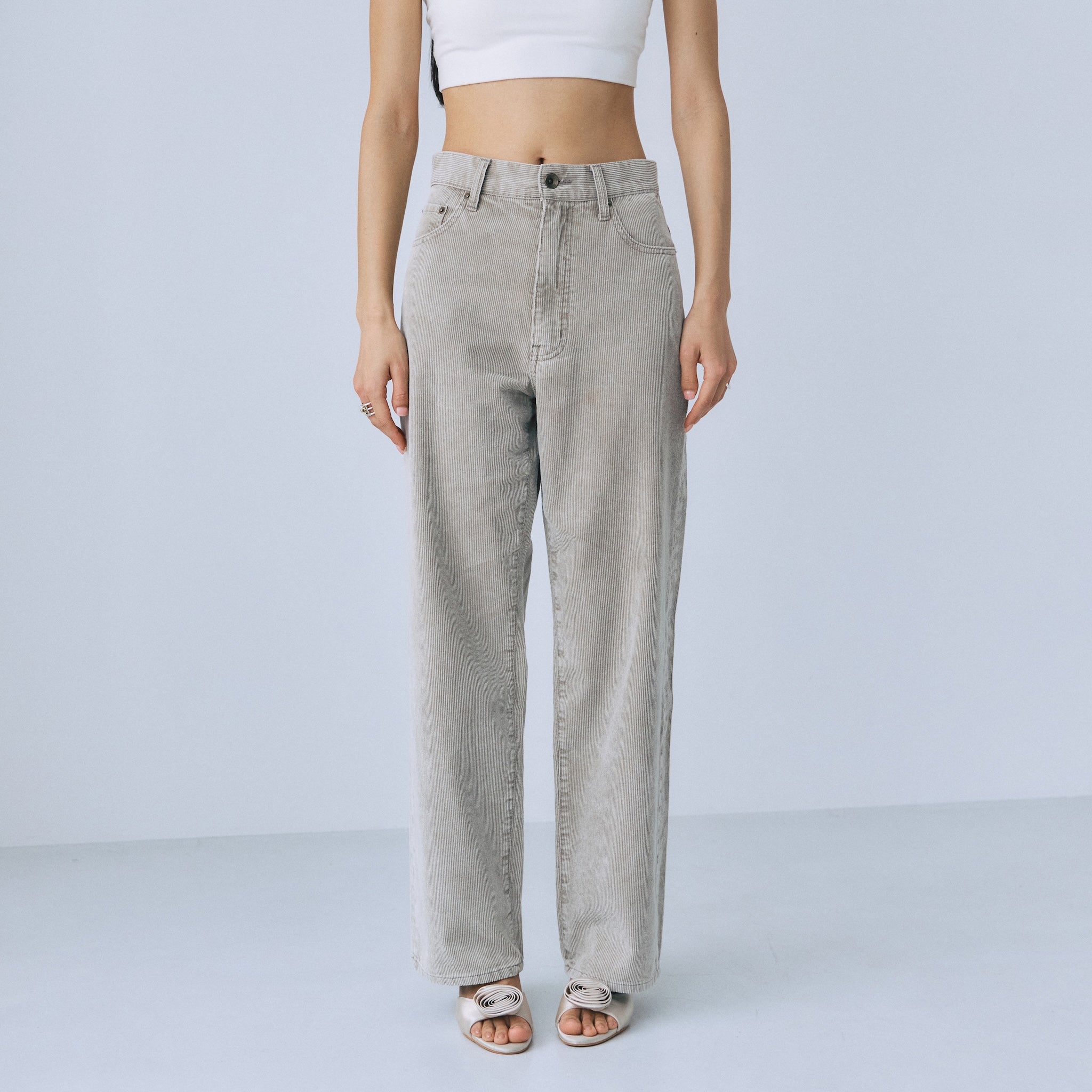 Corduroy Standard Straight Pants