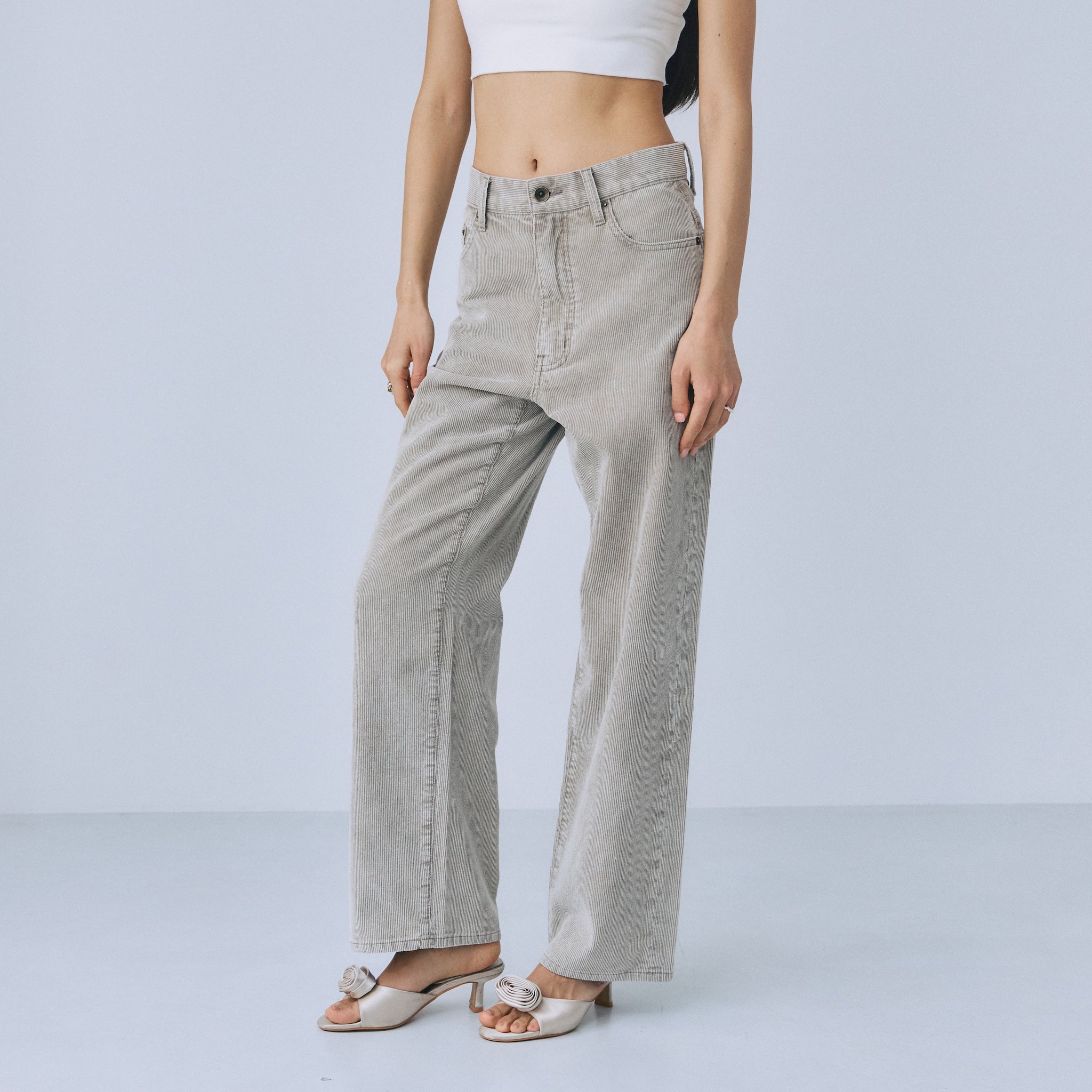 Corduroy Standard Straight Pants