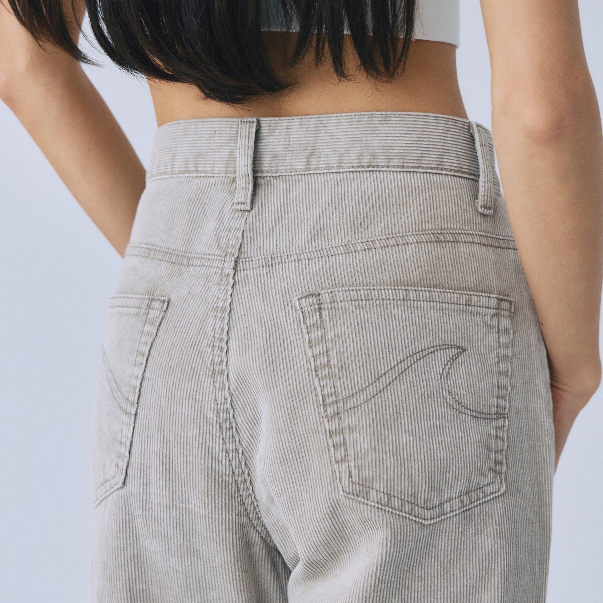 Corduroy Standard Straight Pants