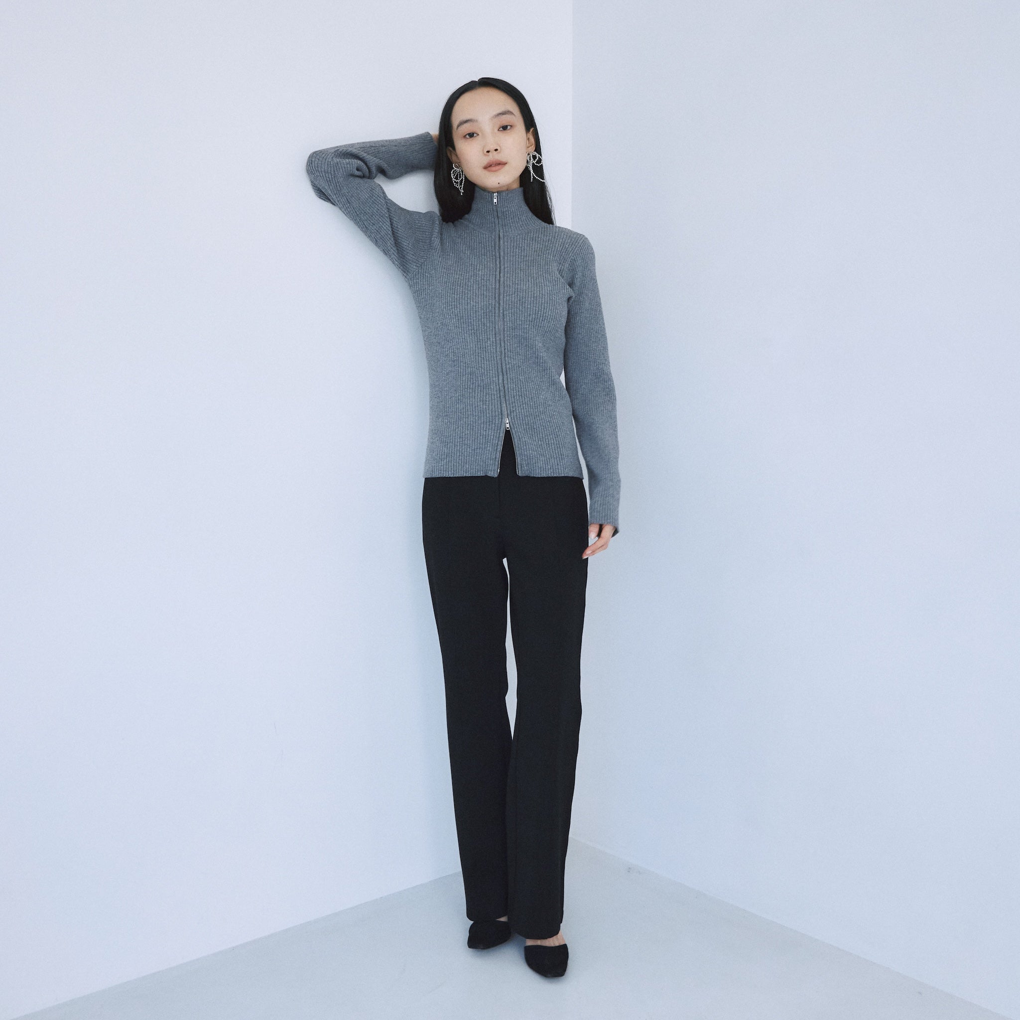 Ponte flare slim pants