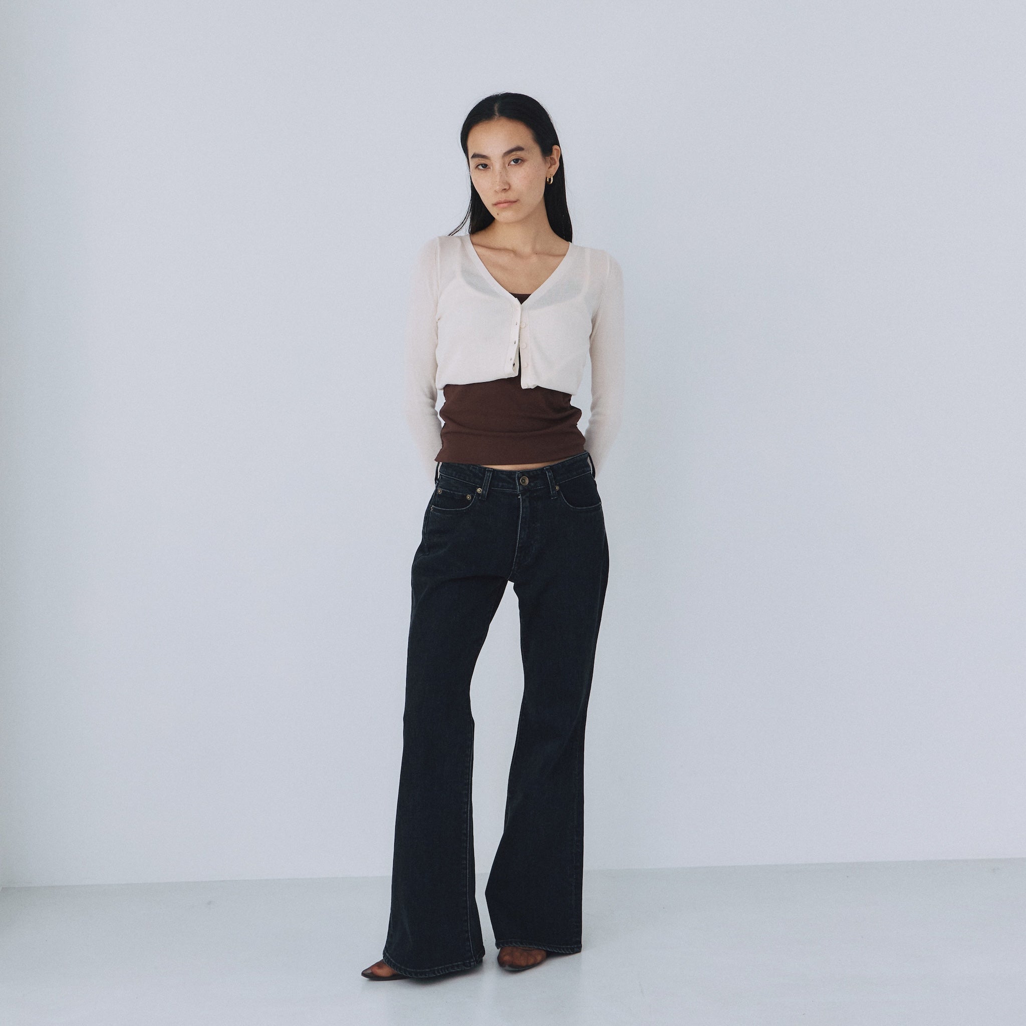 Slimローライズフレア SRN06