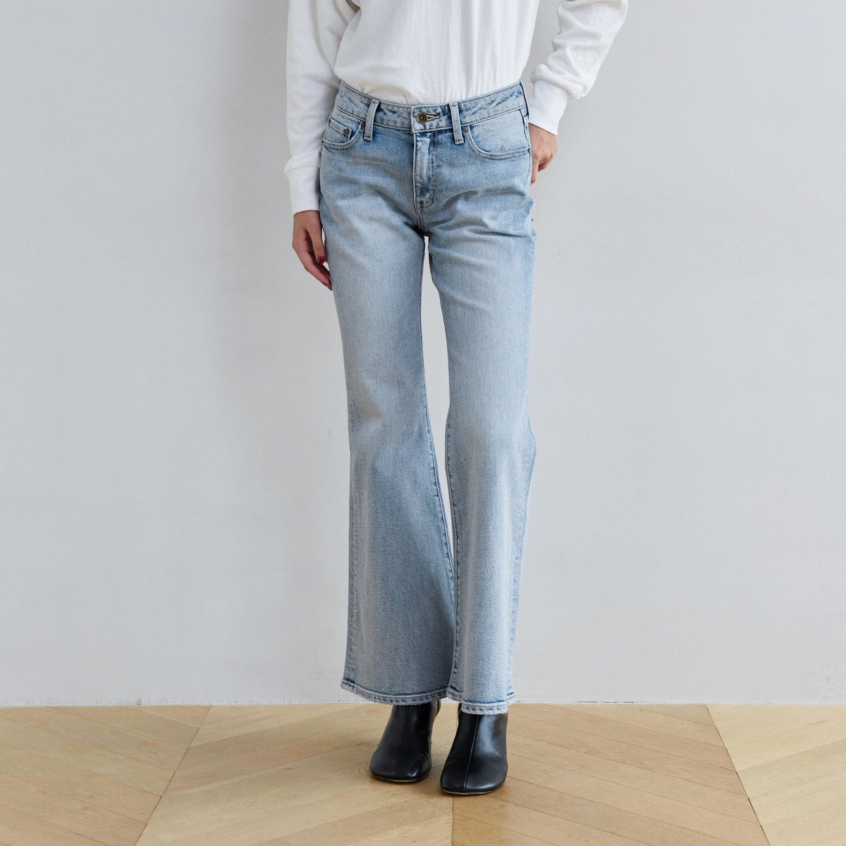 Slimローライズフレア SRN06