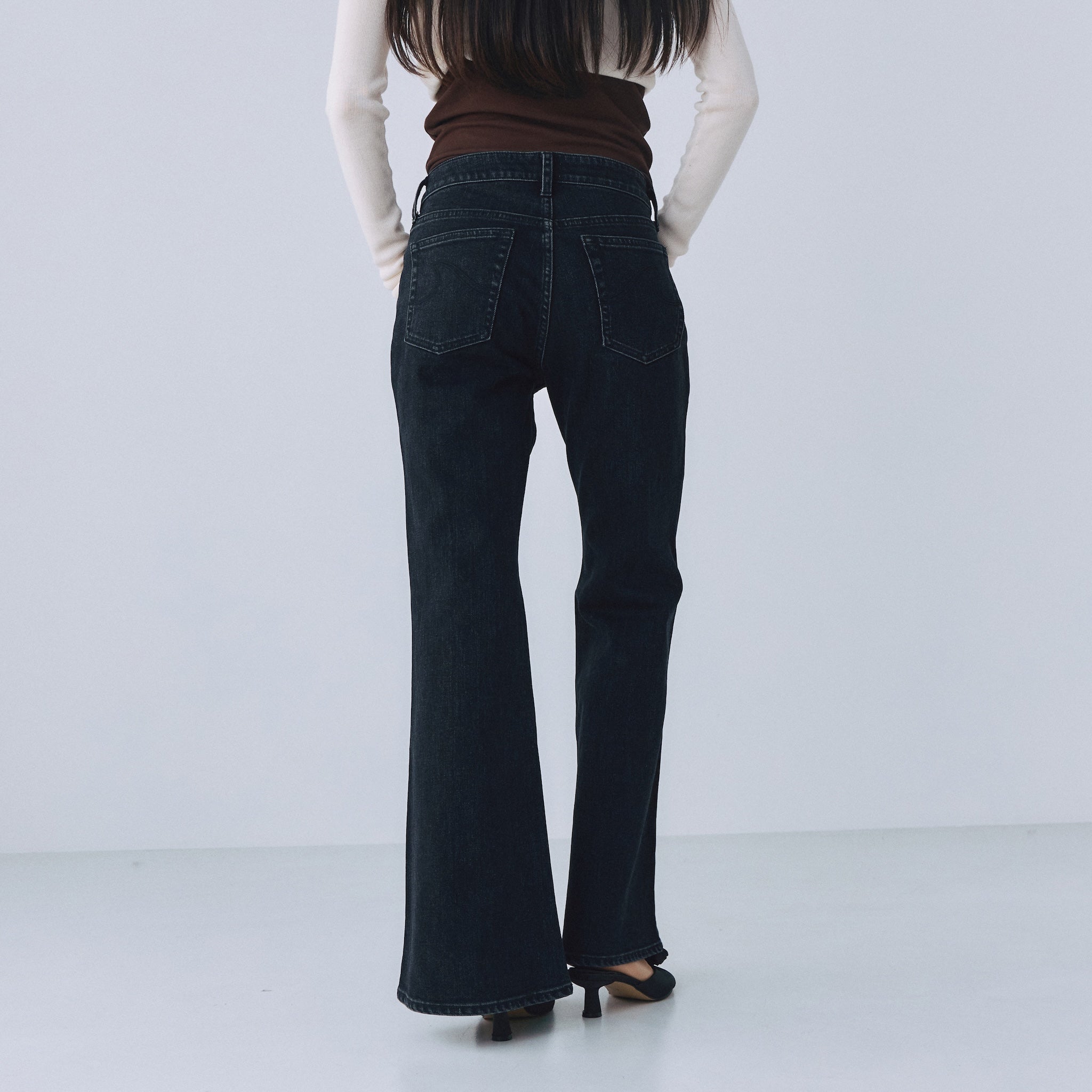 Slimローライズフレア SRN06