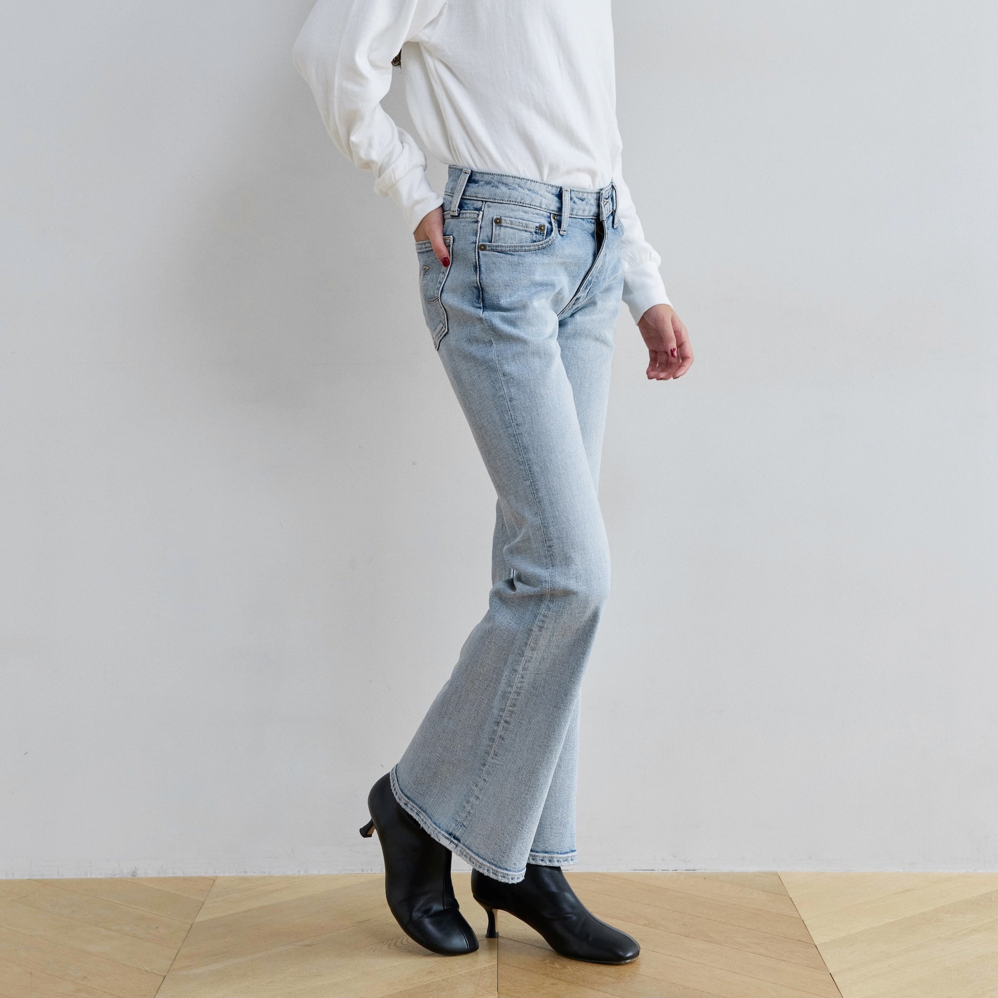 Slimローライズフレア SRN06