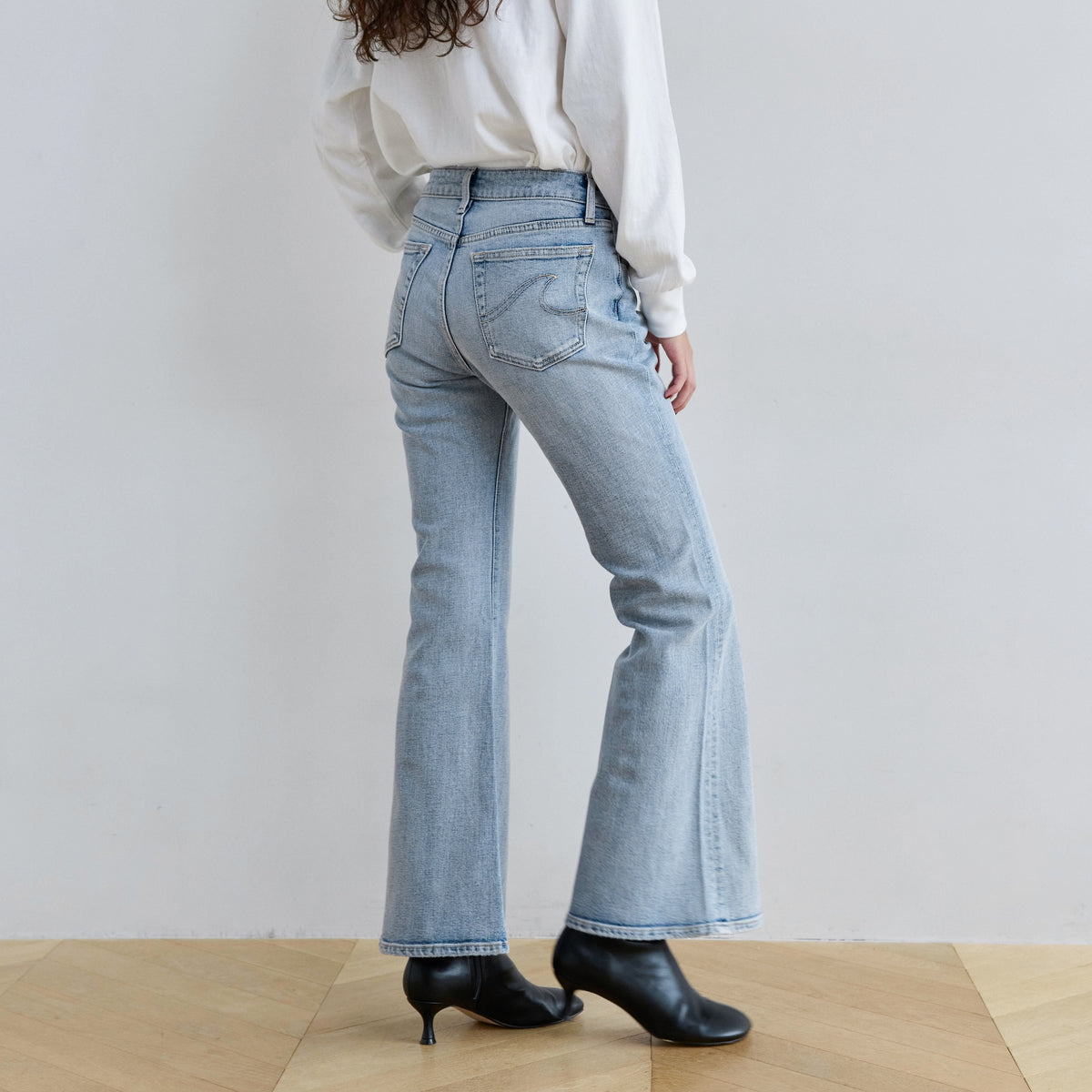 Slimローライズフレア SRN06