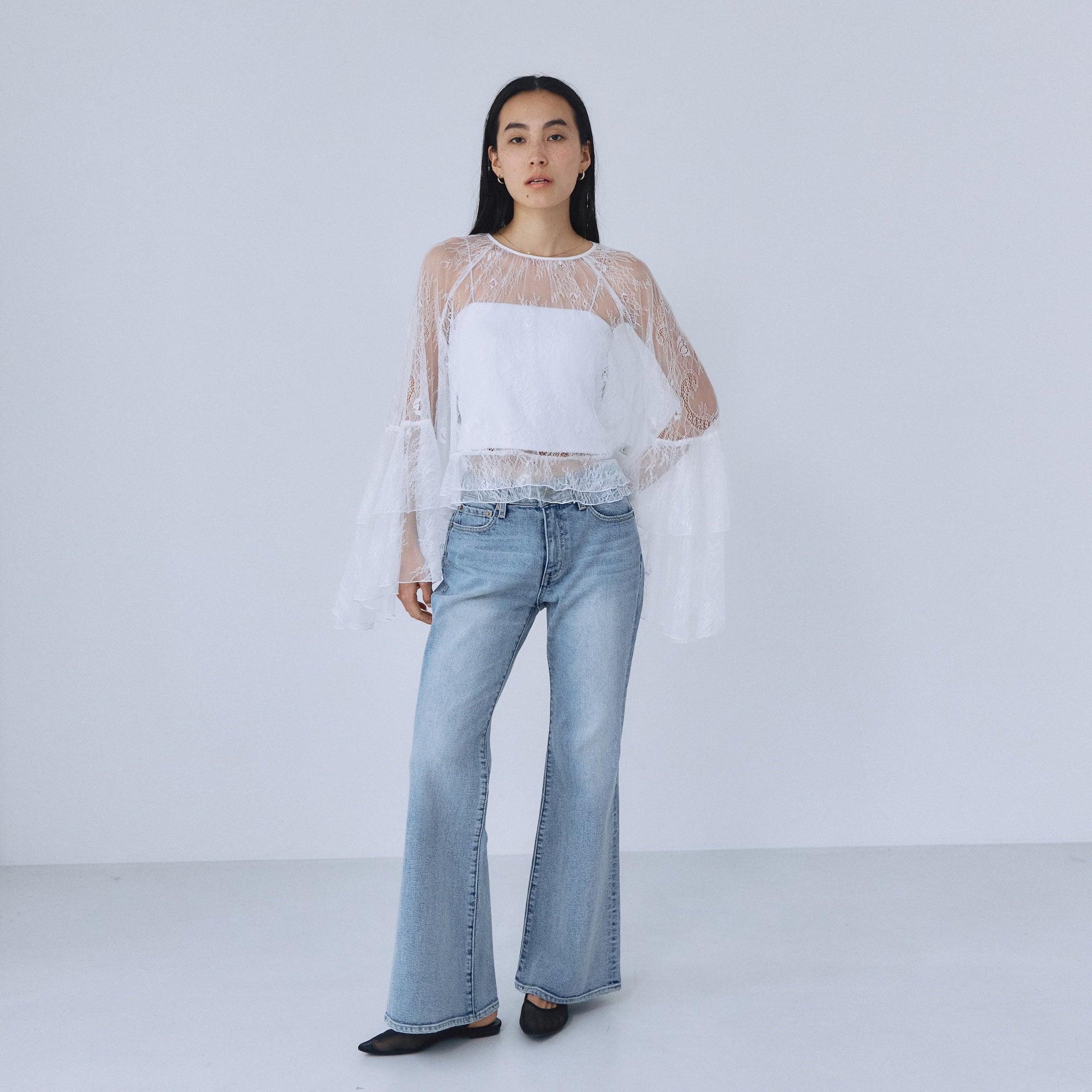 Slimローライズフレア SRN06