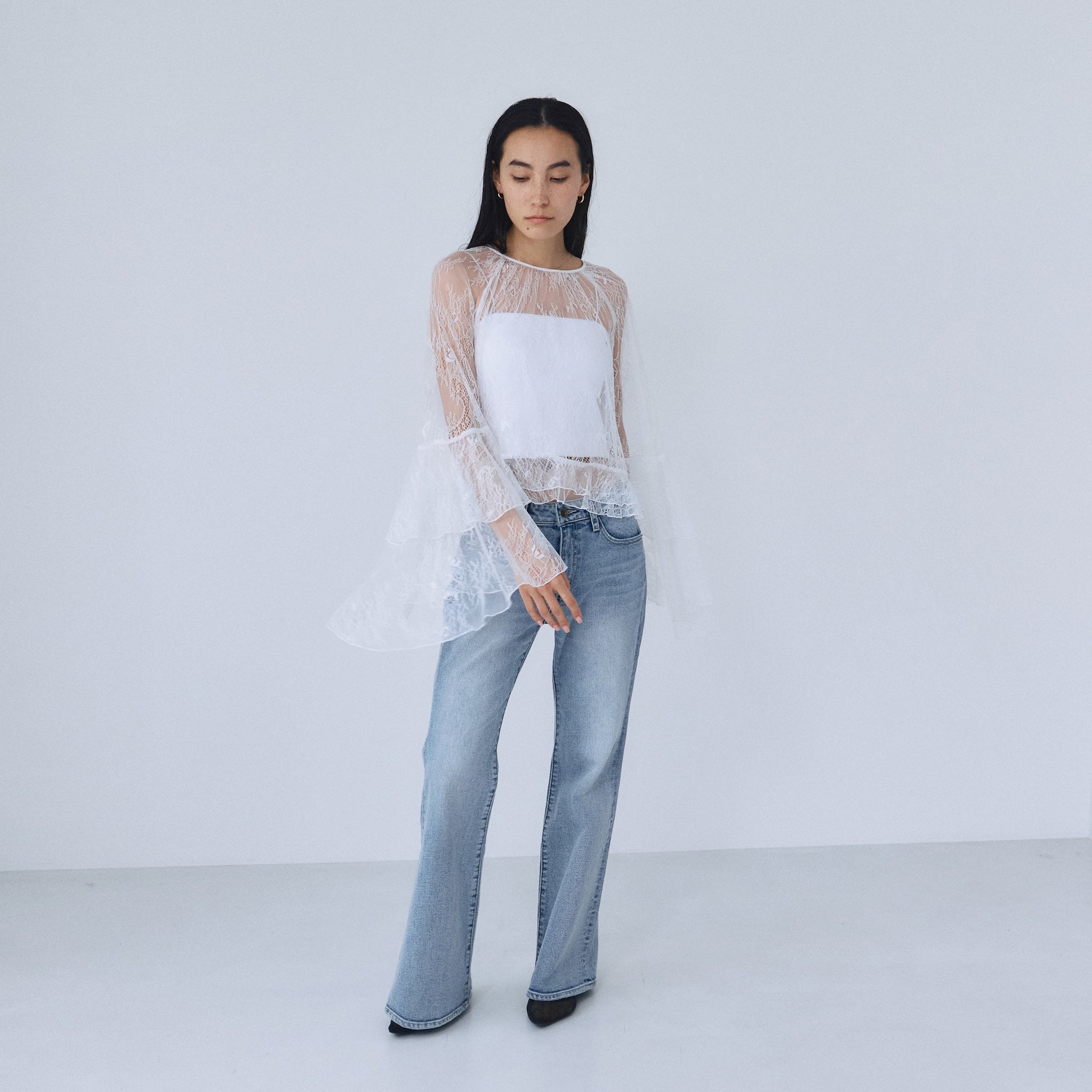 Slimローライズフレア SRN06