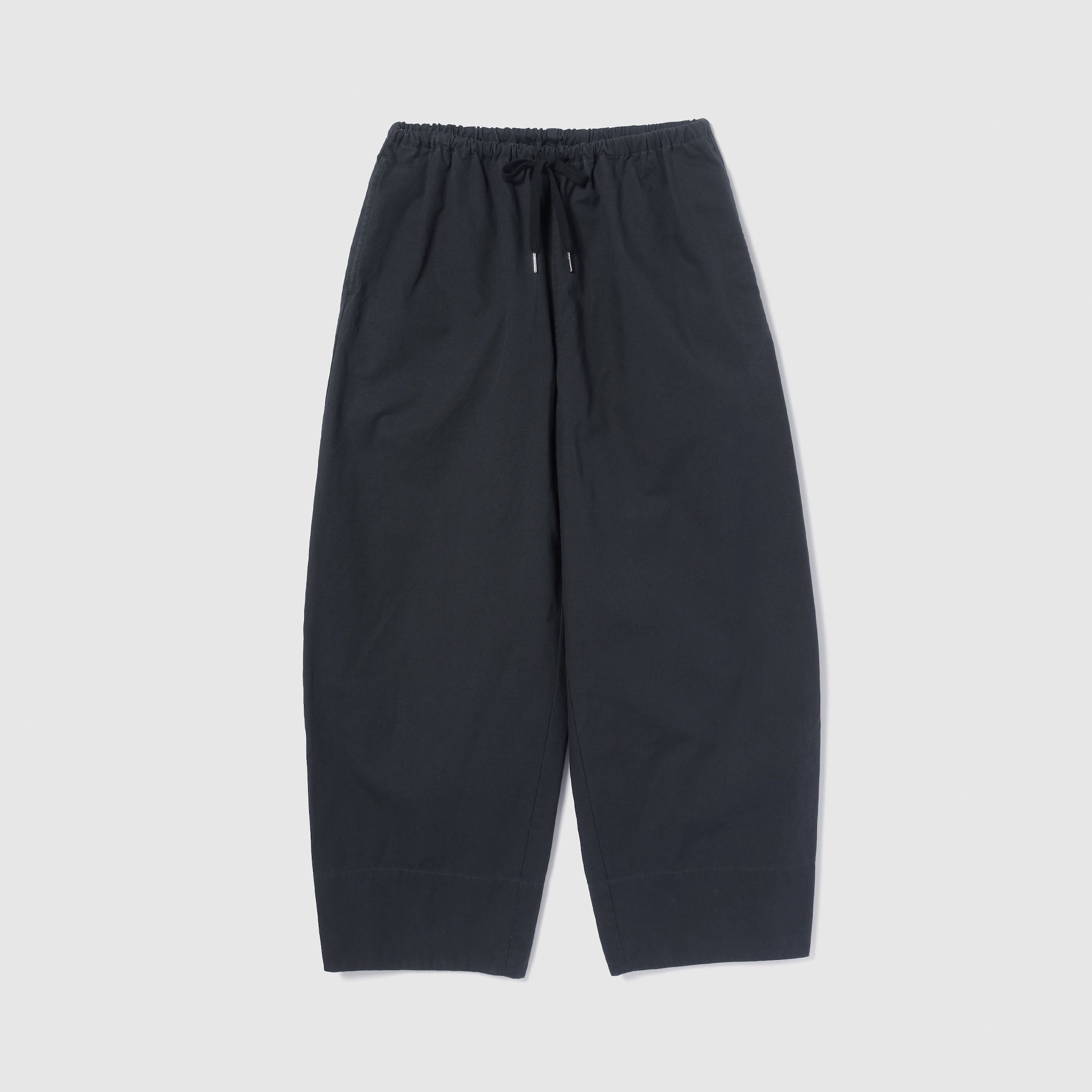 Narrow waistコットンバレルパンツ