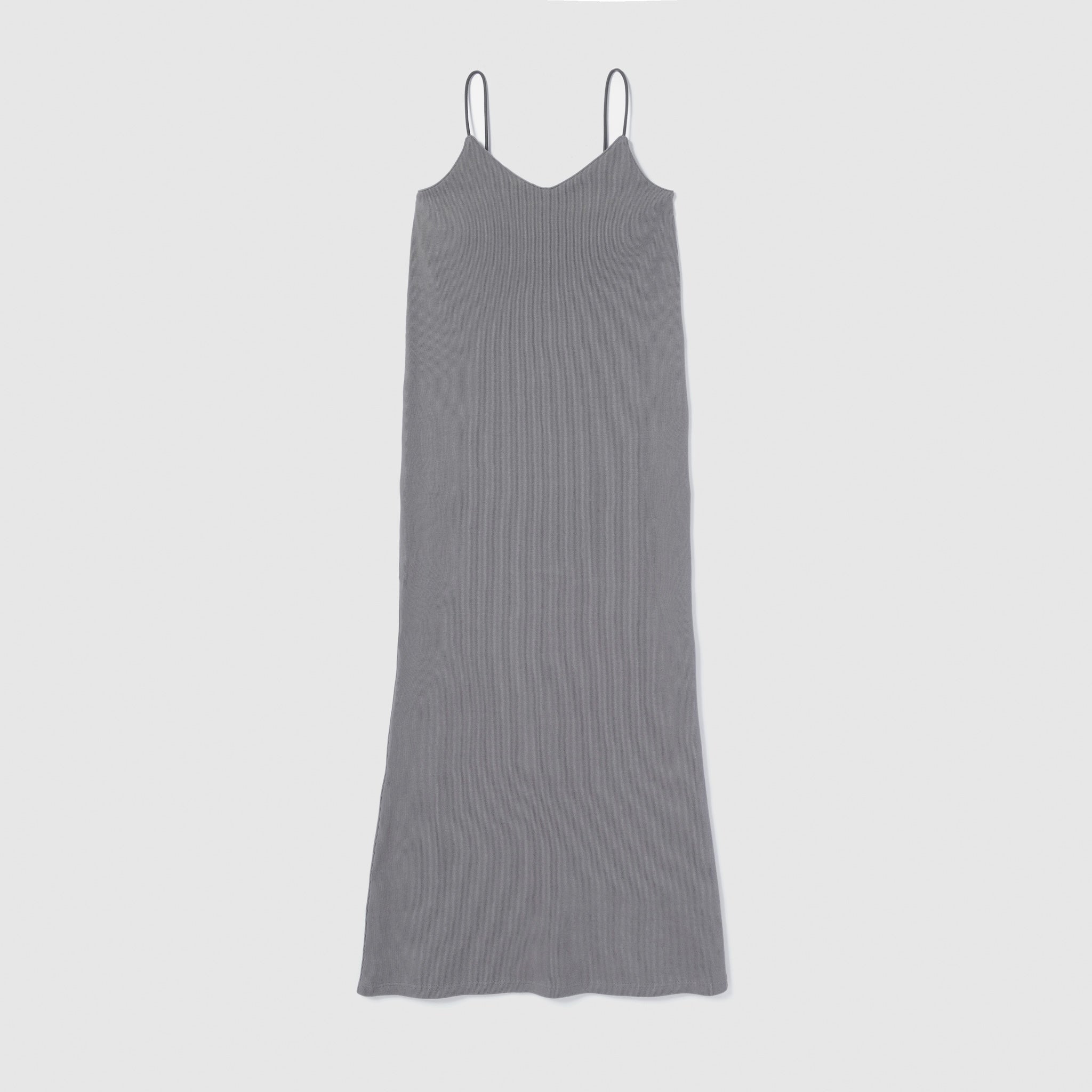 Padded RIB mermaid V-cut cami dress