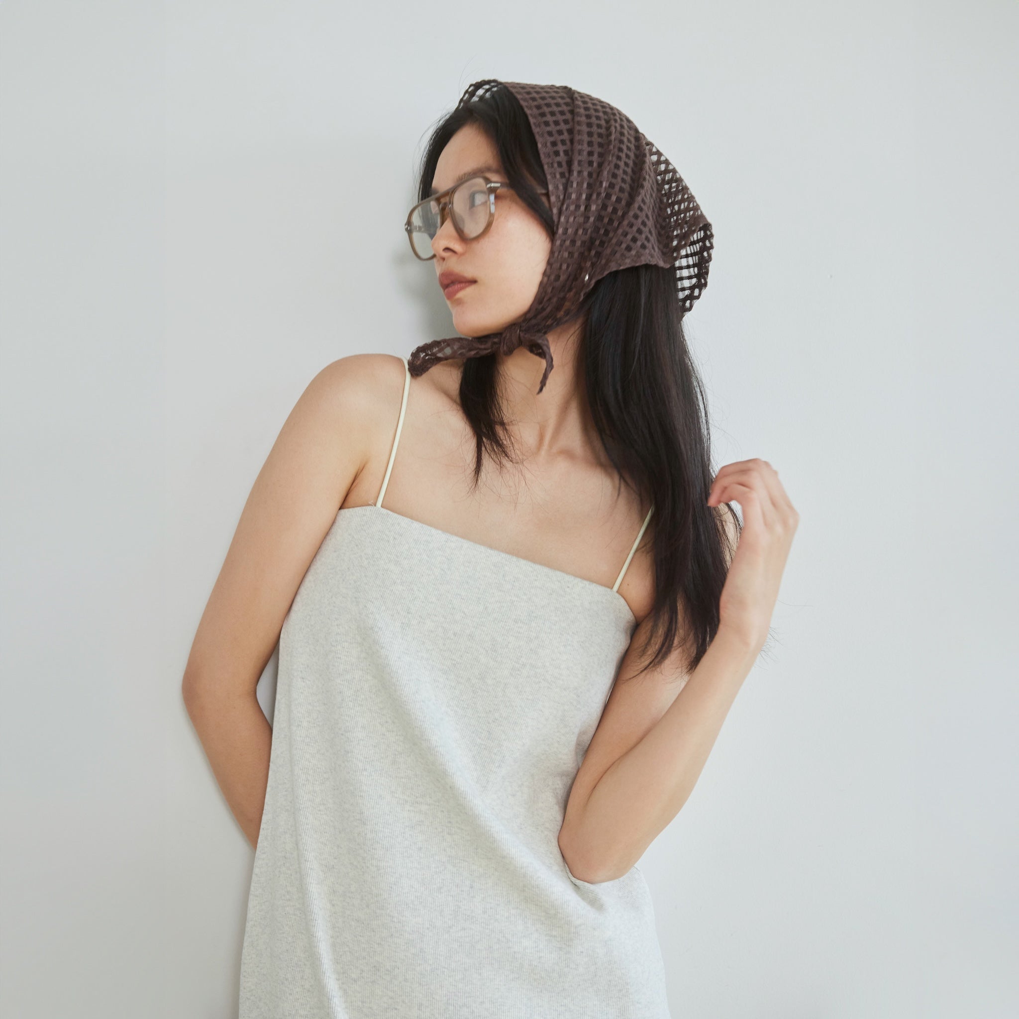 Padded RIB mermaid line dress