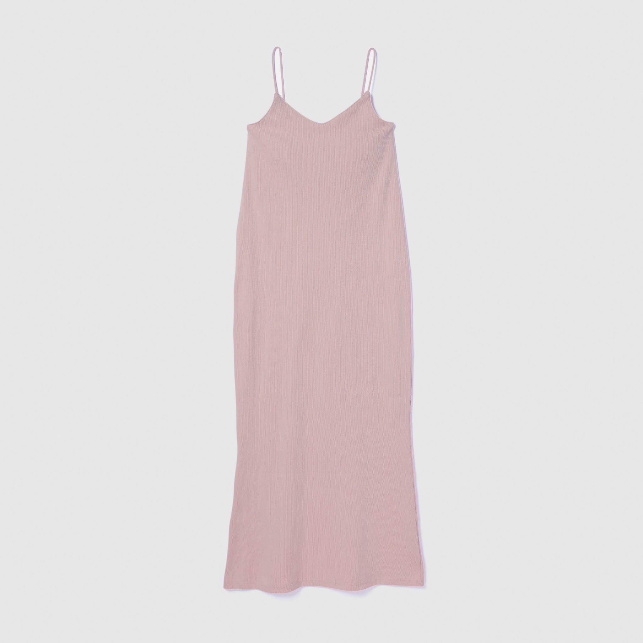 Padded RIB mermaid V-cut cami dress