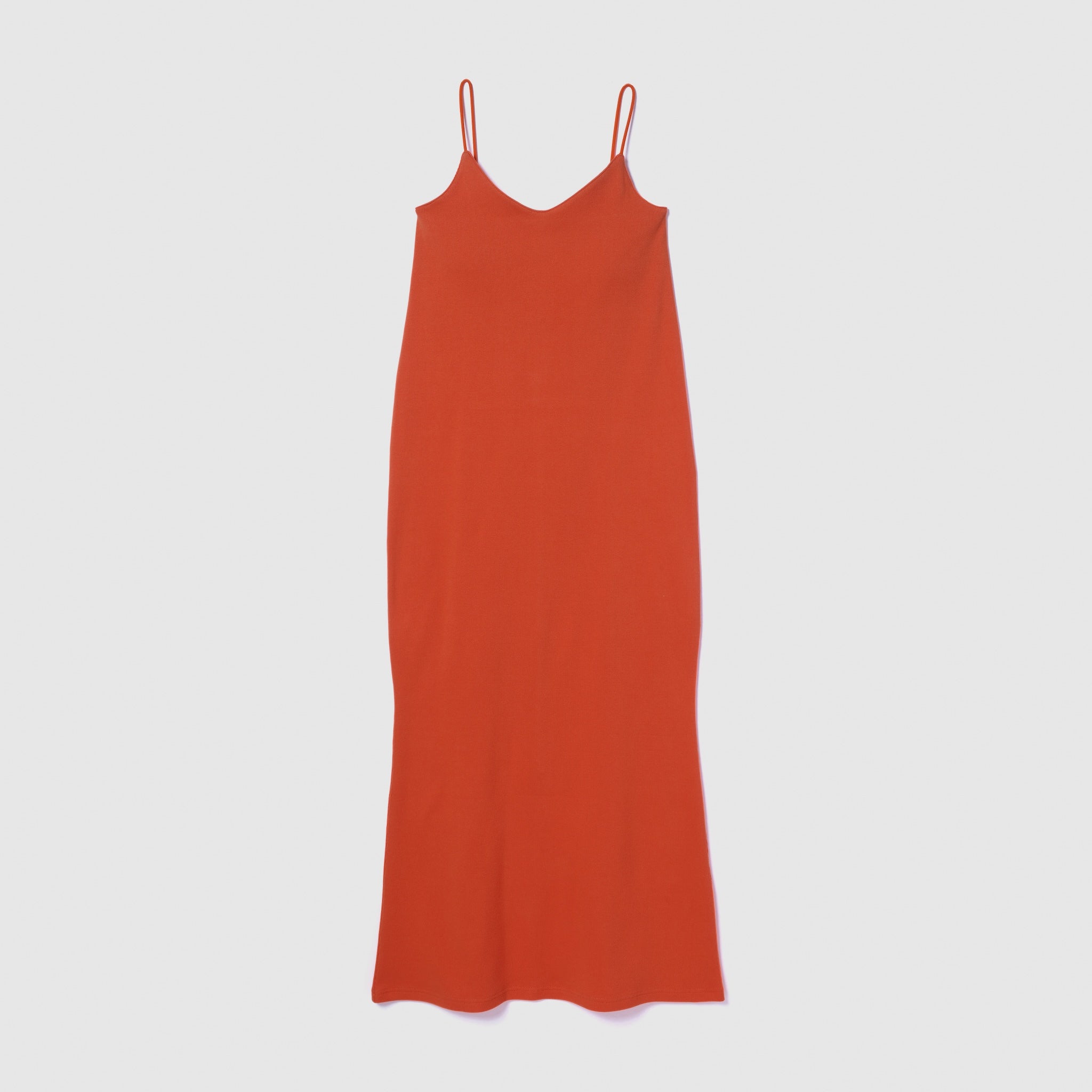 Padded RIB mermaid V-cut cami dress